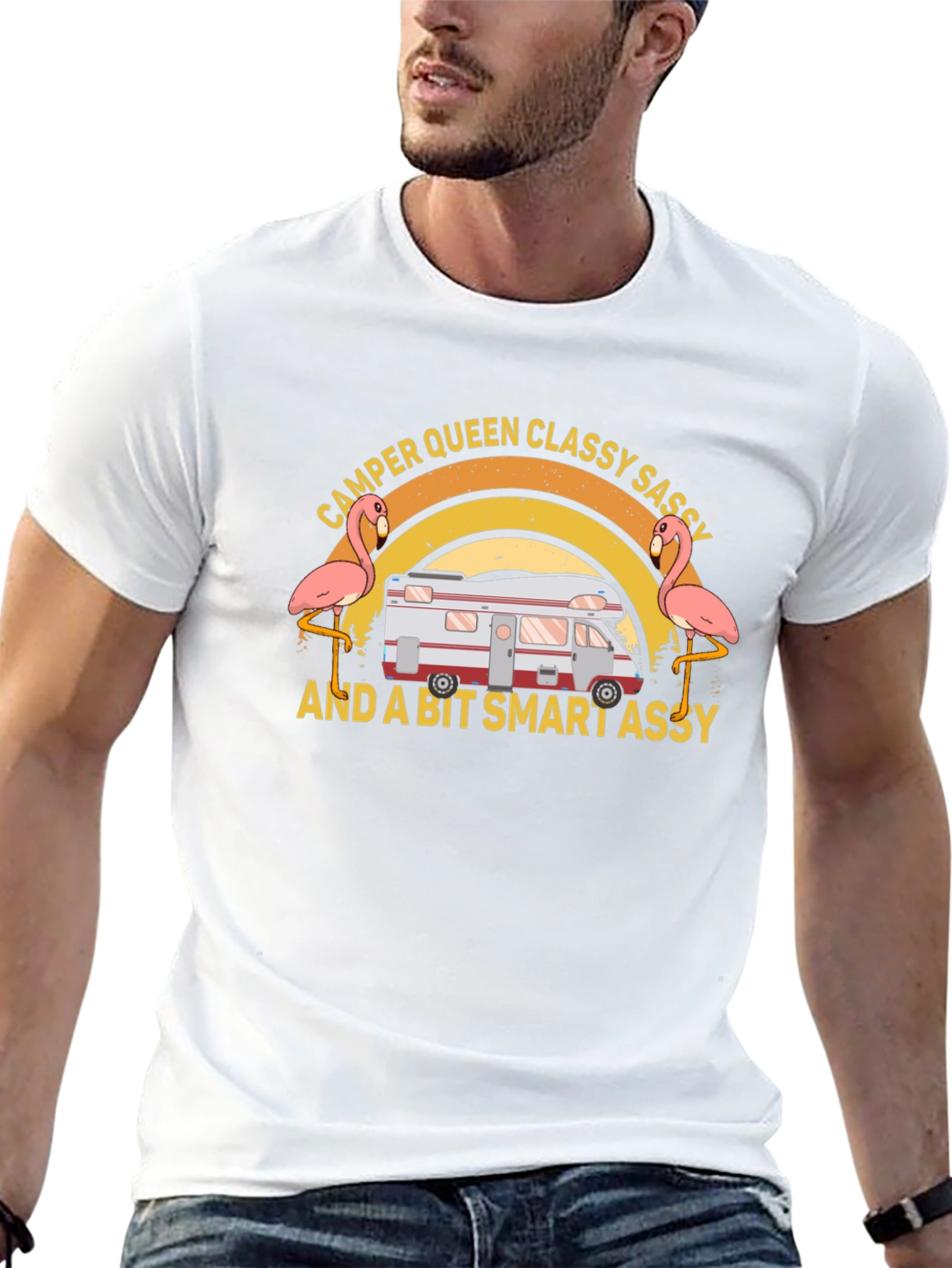 Camper Queen Classy Sassy Funny T-Shirt