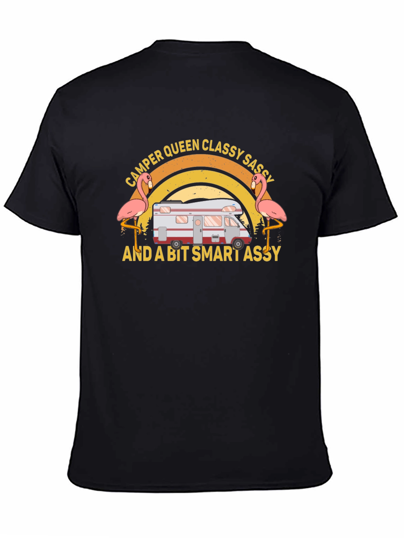 Camper Queen Classy Sassy Funny T-Shirt
