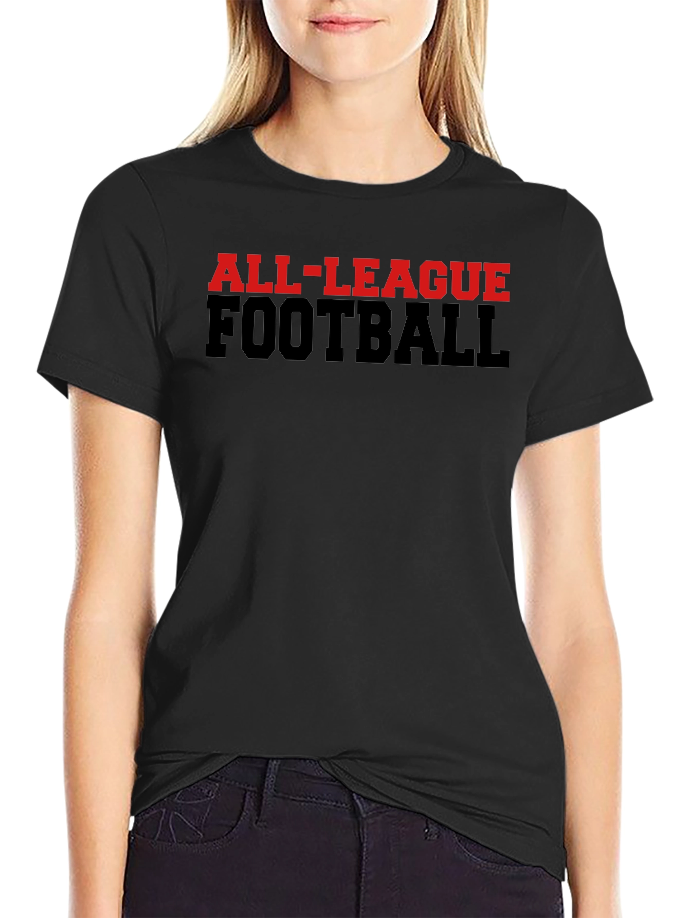 All-League Football Graphic T-Shirt