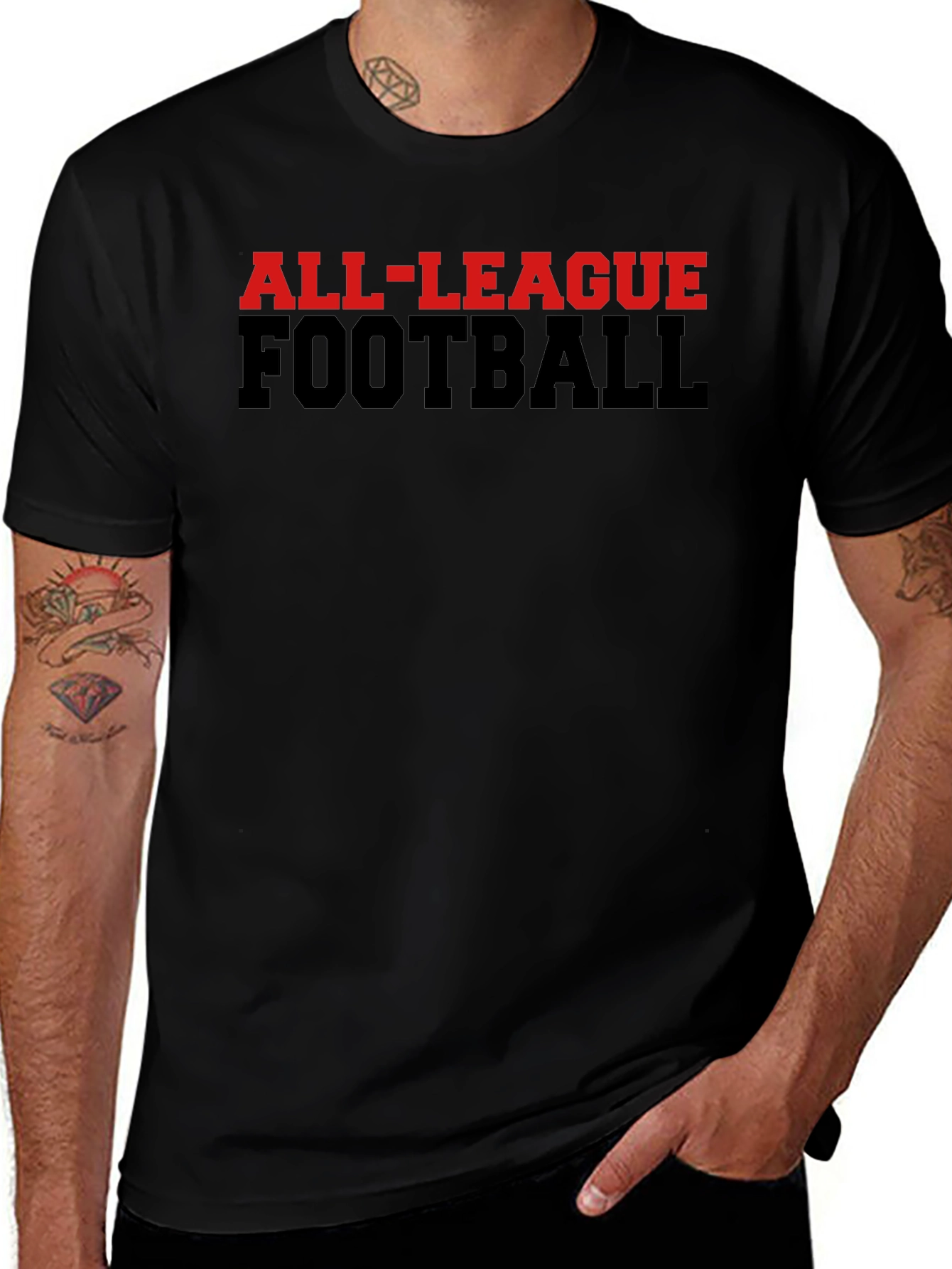 All-League Football Graphic T-Shirt