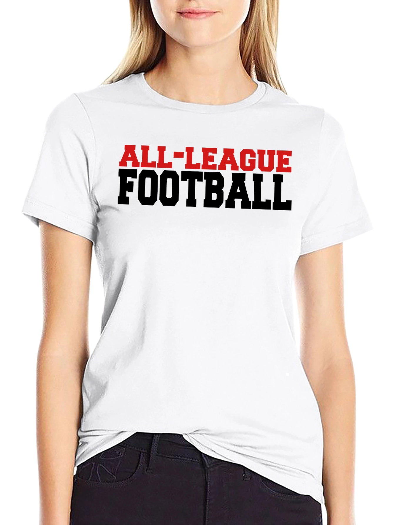 All-League Football Graphic T-Shirt