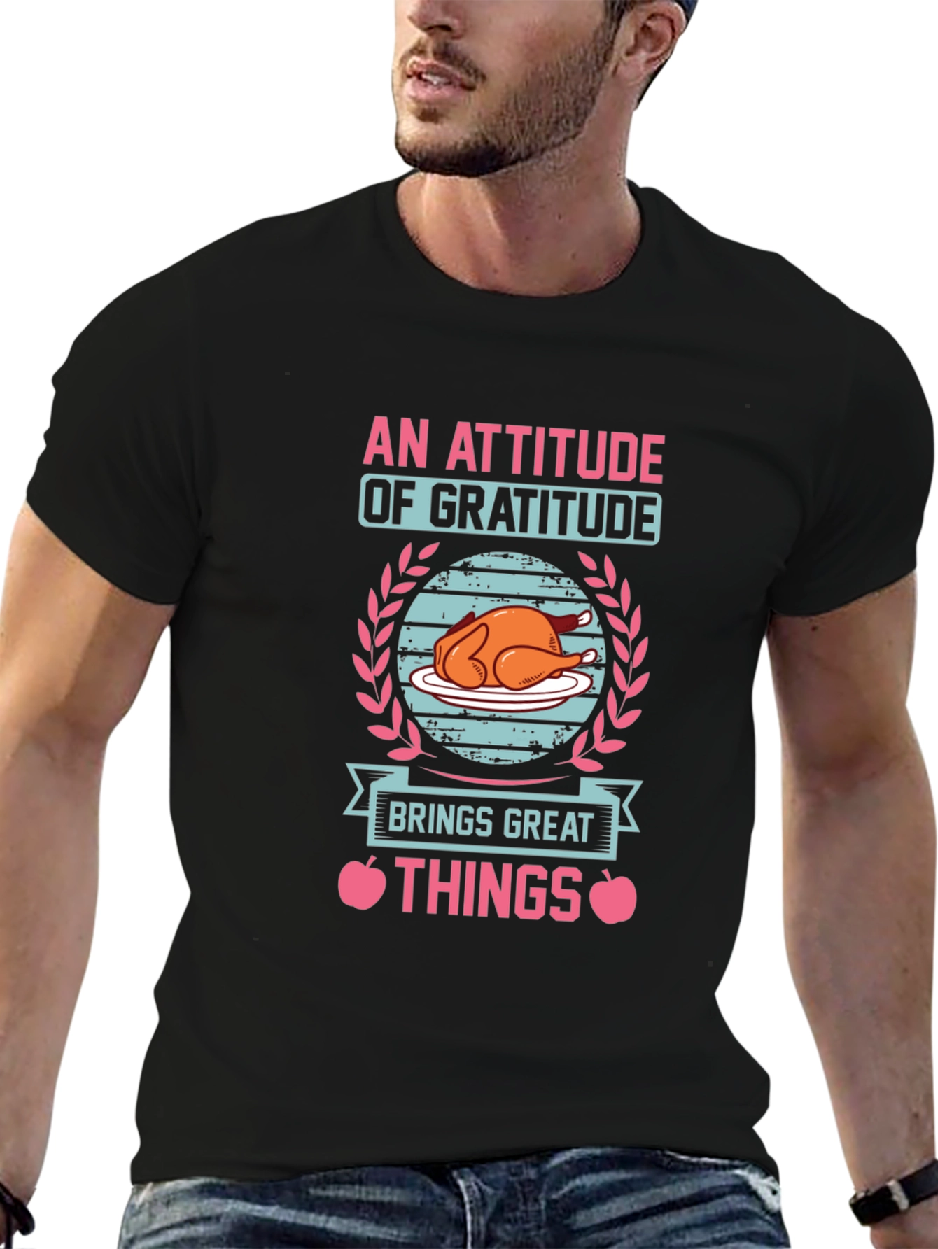 Attitude of Gratitude Thanksgiving T-Shirt