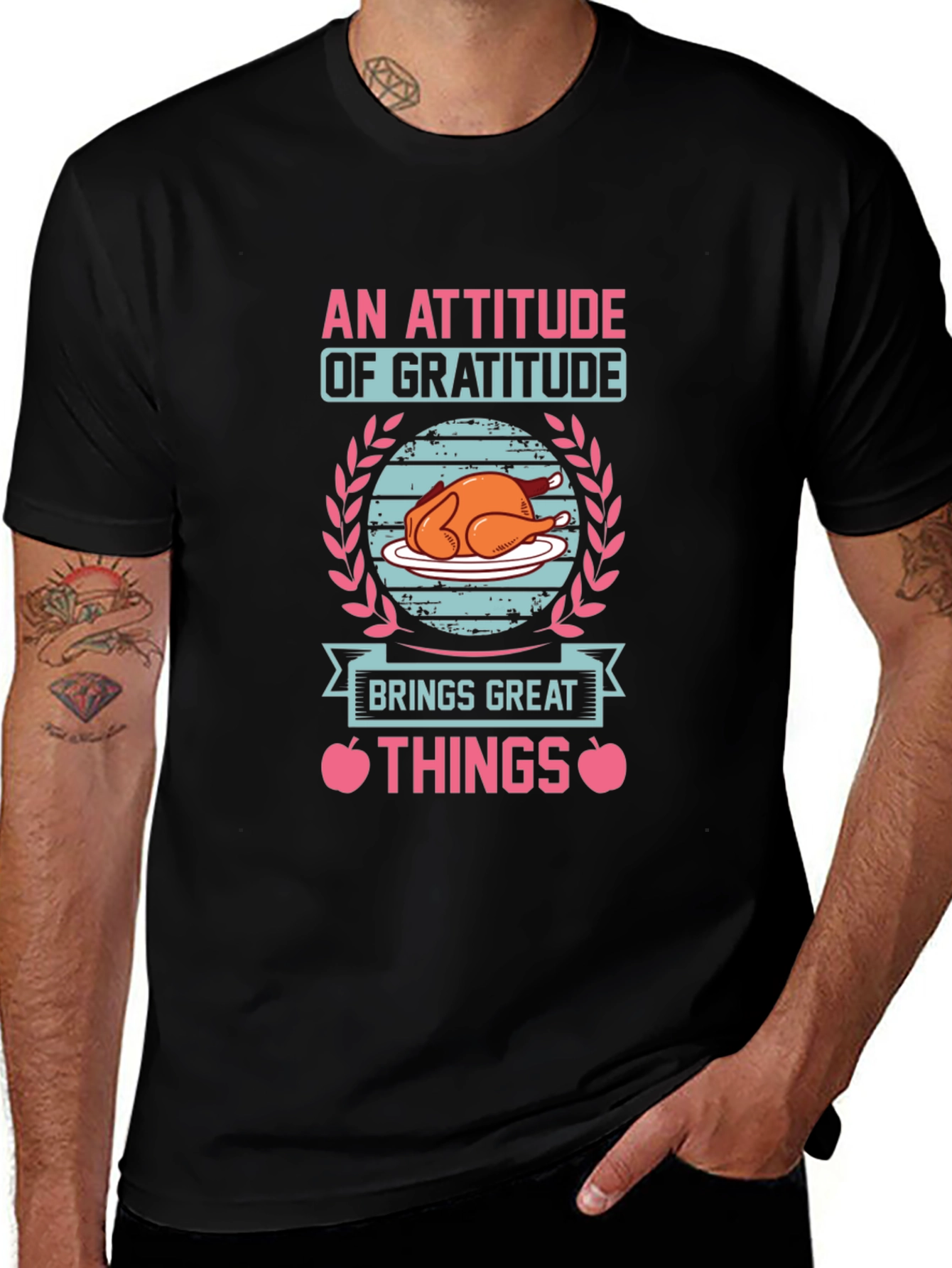 Attitude of Gratitude Thanksgiving T-Shirt