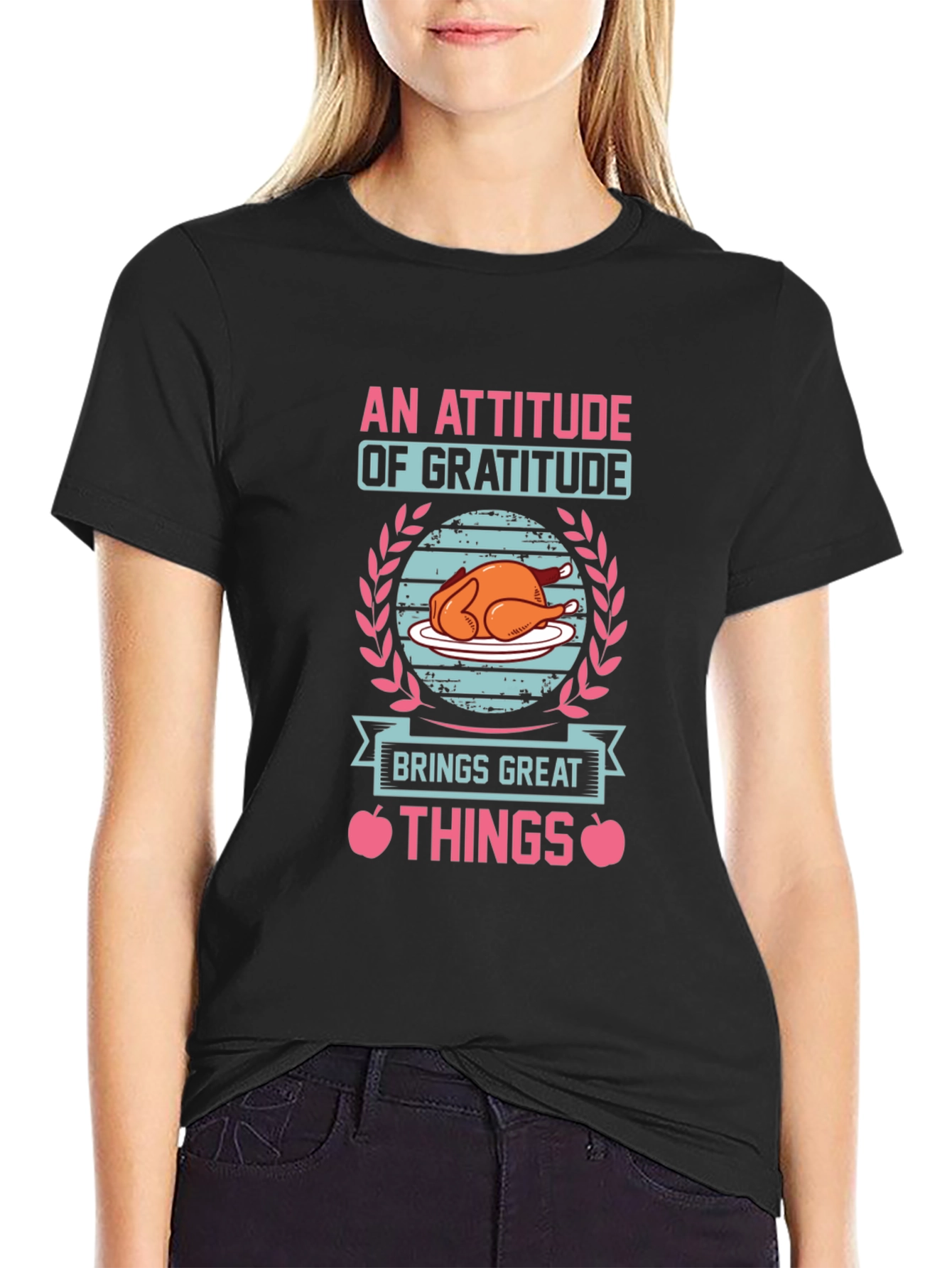 Attitude of Gratitude Thanksgiving T-Shirt