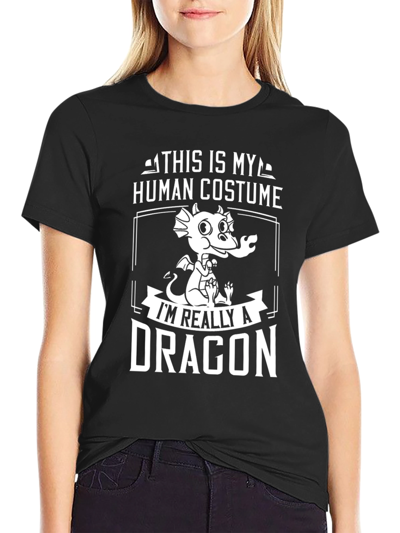 Human Costume Dragon T-Shirt