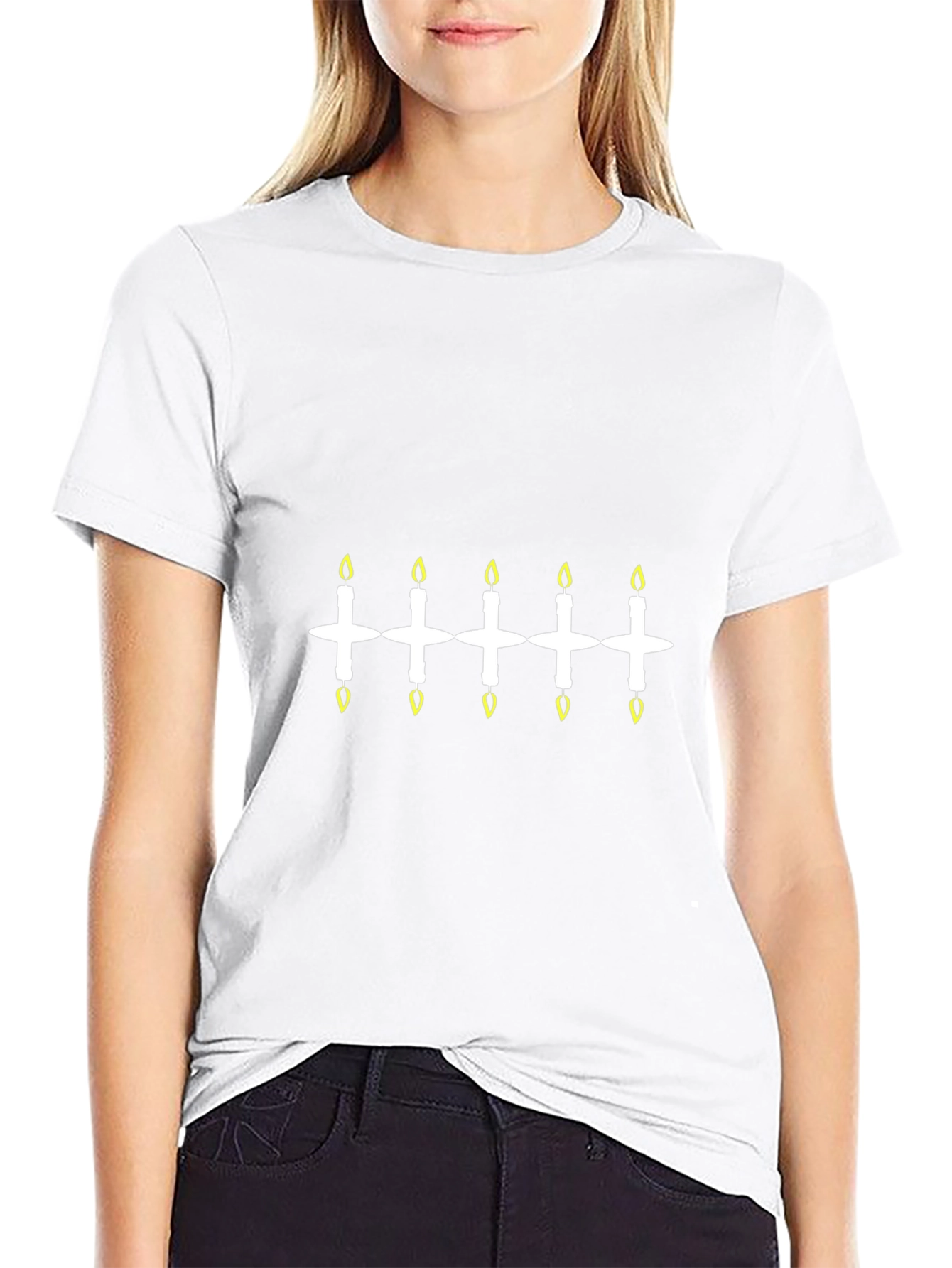 Festive Candle Graphic Tee