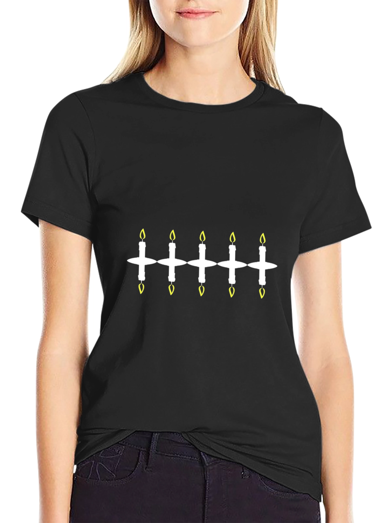 Festive Candle Graphic Tee