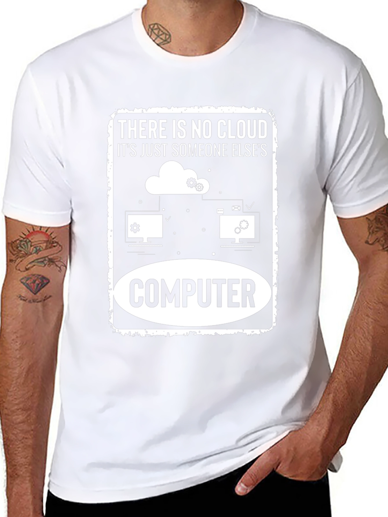 There is No Cloud Computer Graphic T-Shirt