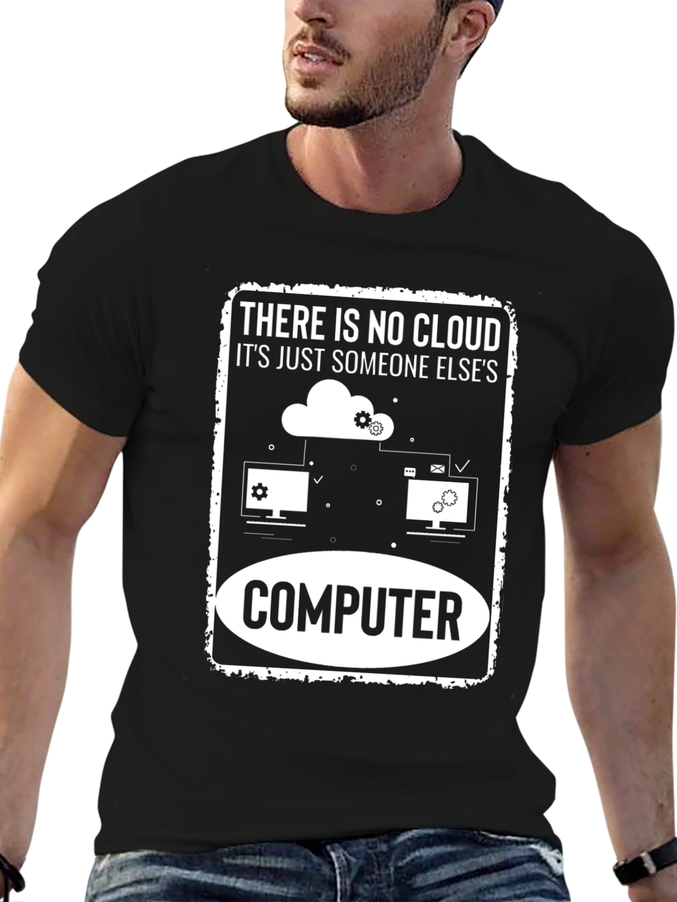 There is No Cloud Computer Graphic T-Shirt