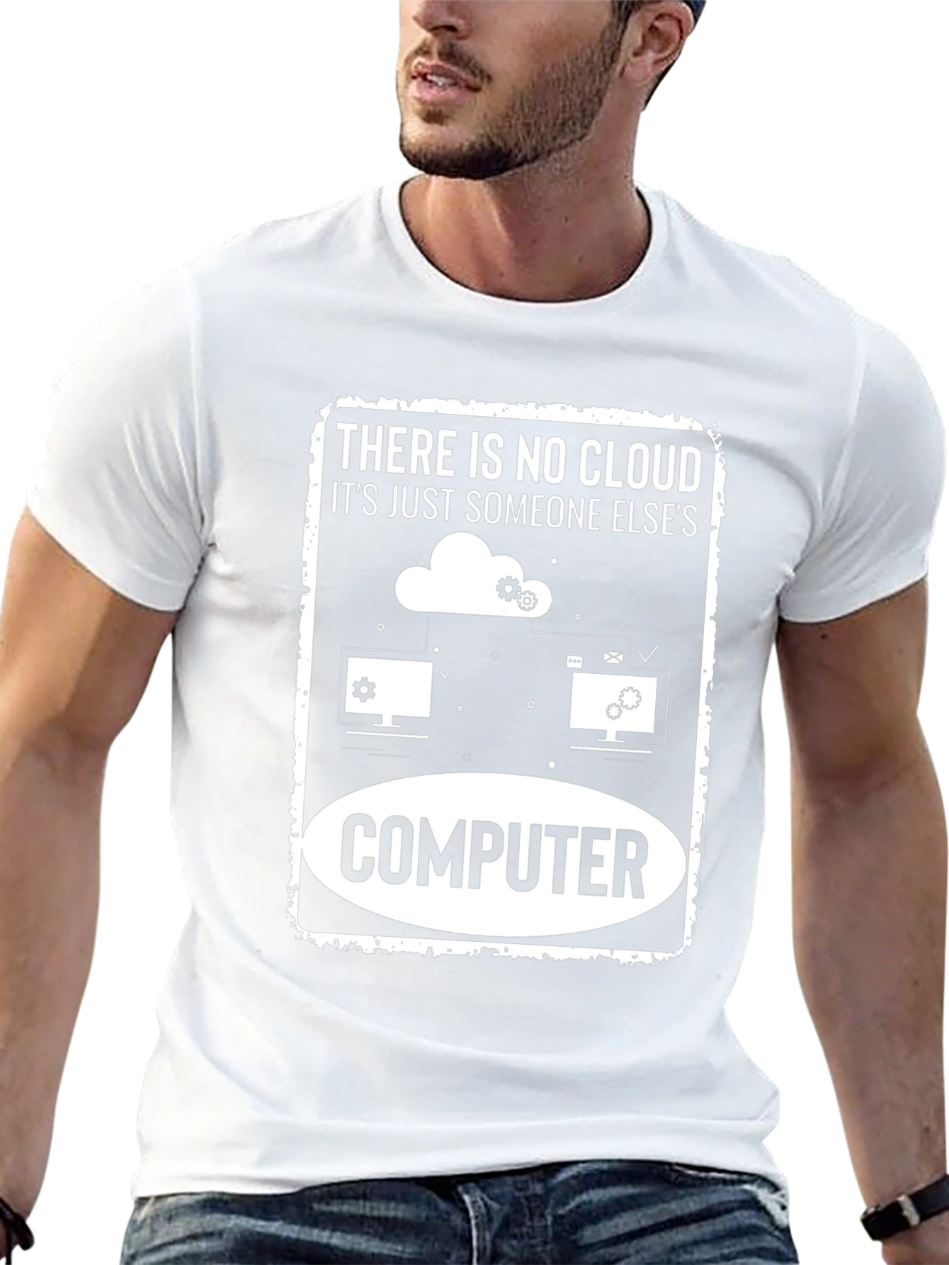 There is No Cloud Computer Graphic T-Shirt