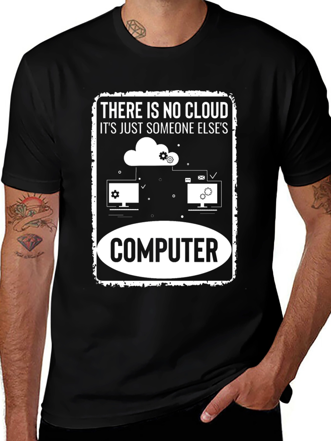 There is No Cloud Computer Graphic T-Shirt