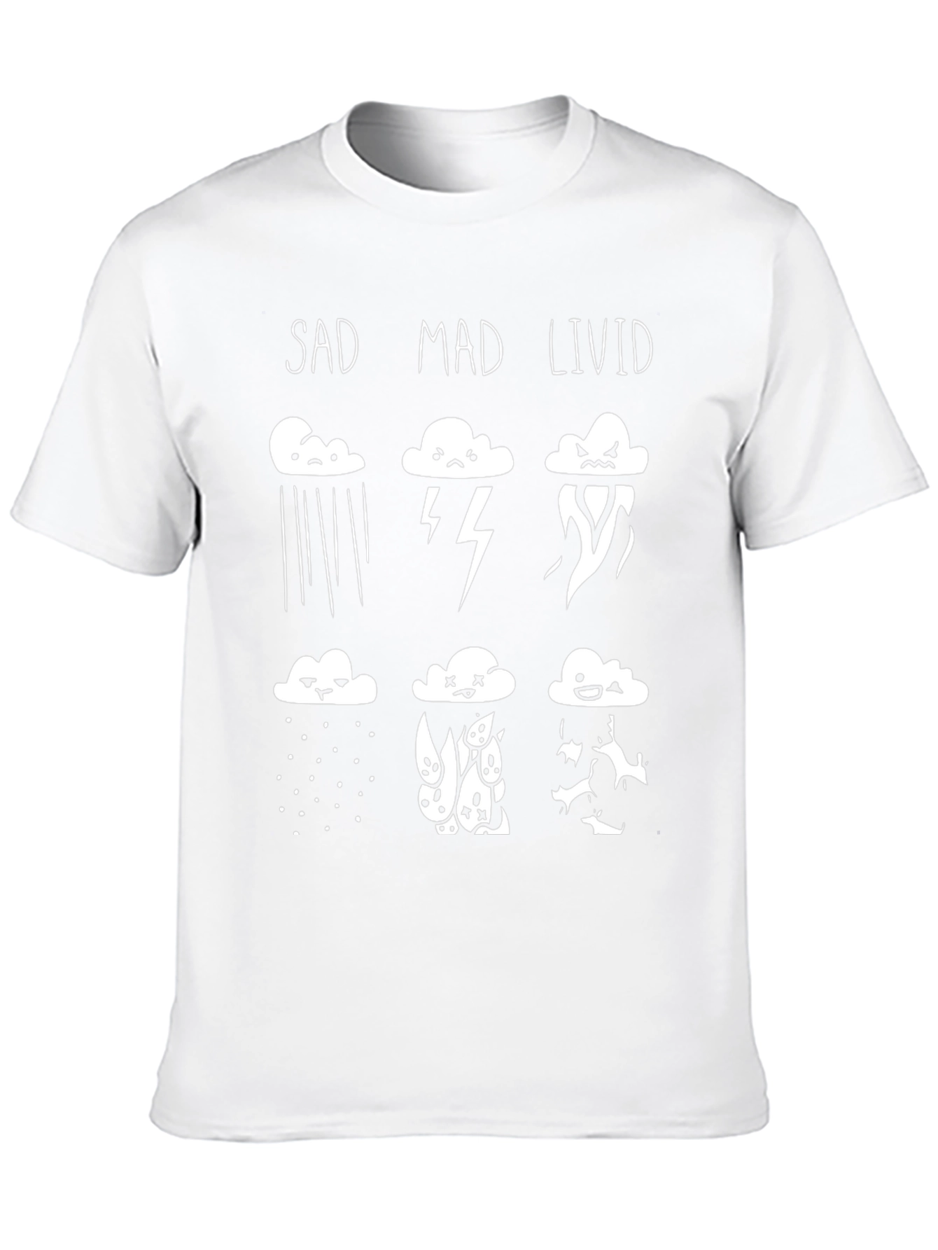 Mood Cloud Graphic T-Shirt - Weather Your Feelings!
