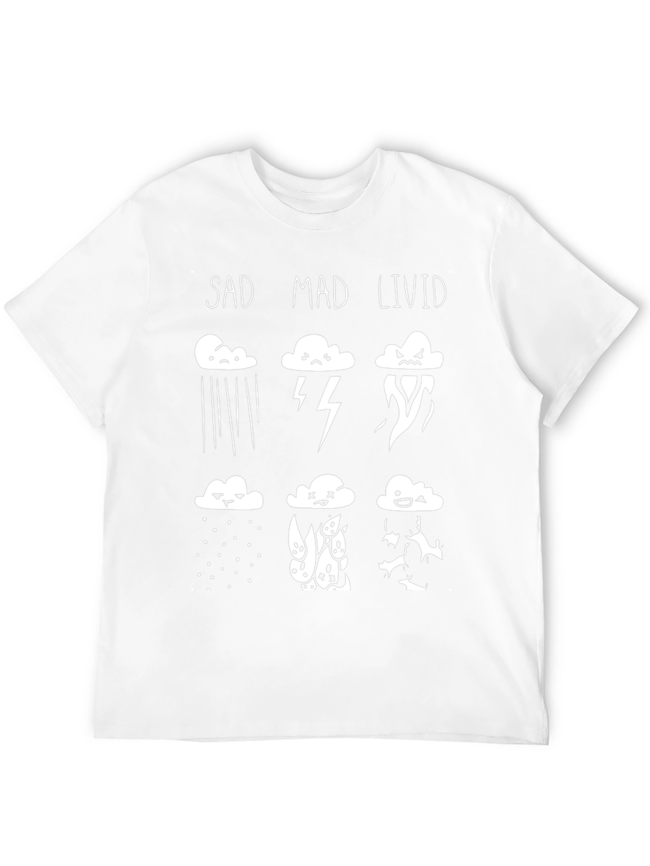 Mood Cloud Graphic T-Shirt - Weather Your Feelings!