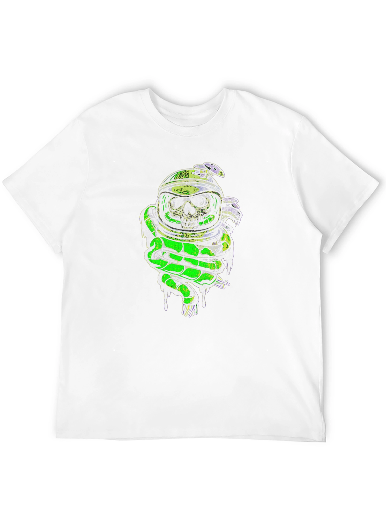 Skull Astronaut Graphic T-Shirt