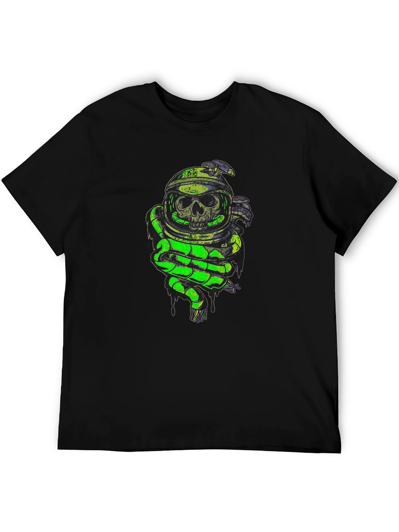 Skull Astronaut Graphic T-Shirt
