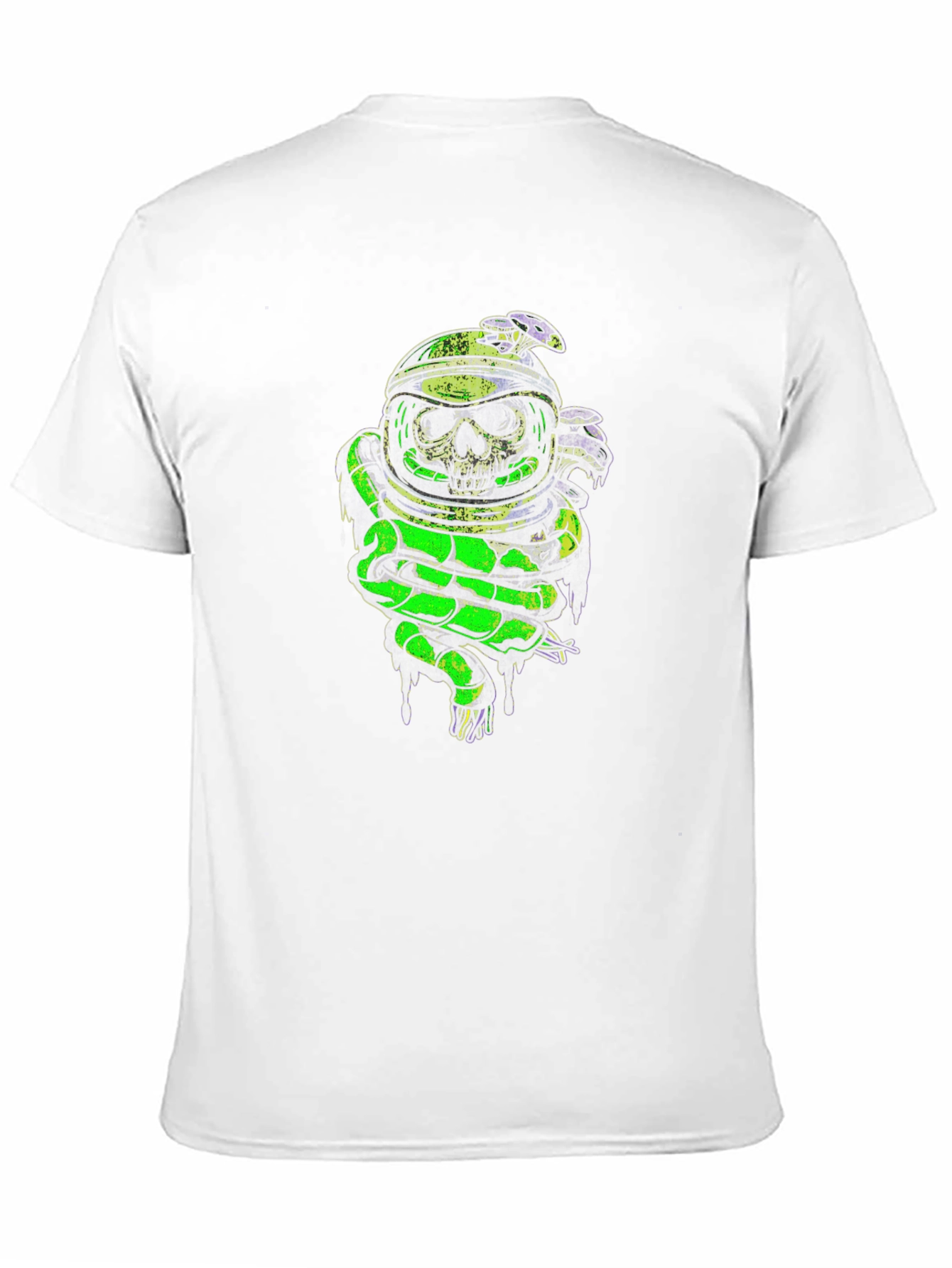 Skull Astronaut Graphic T-Shirt