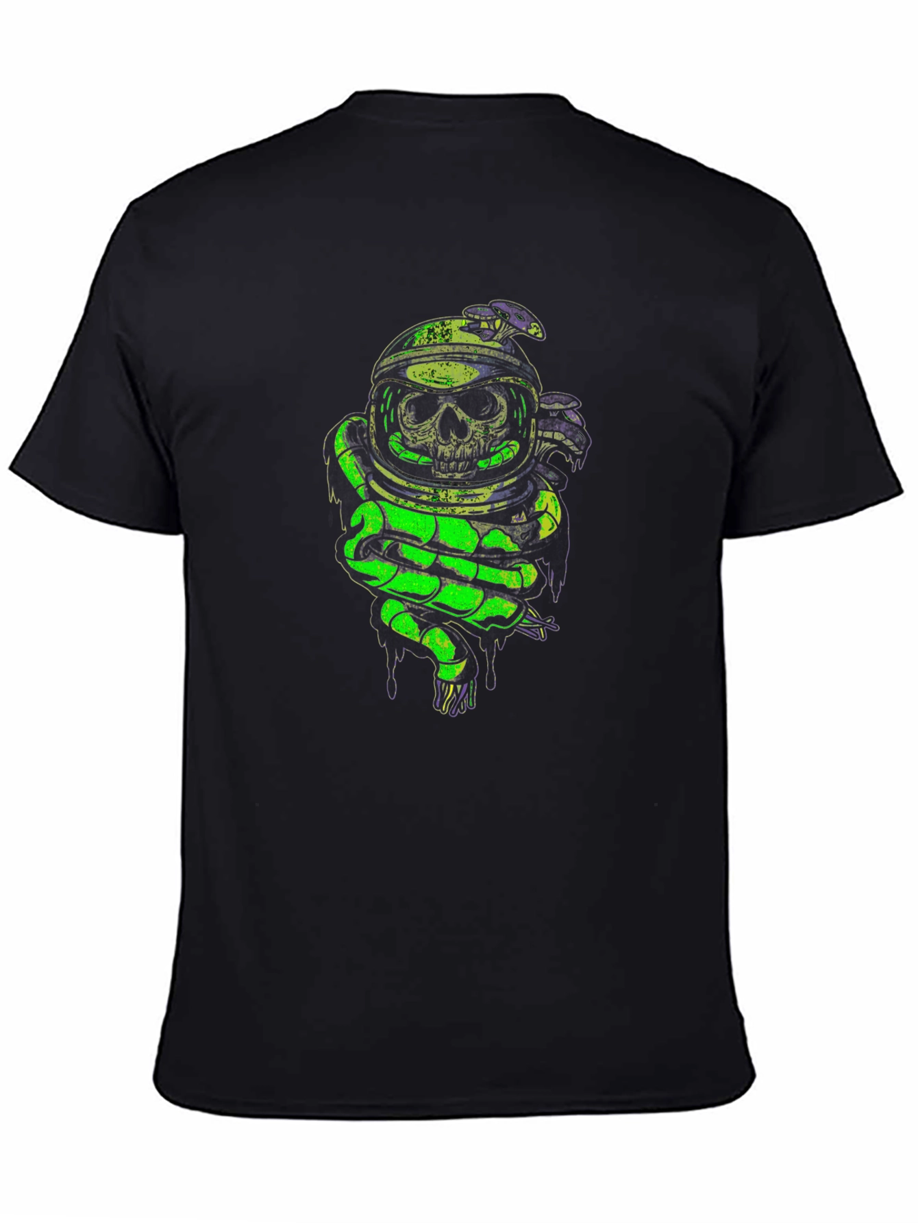 Skull Astronaut Graphic T-Shirt