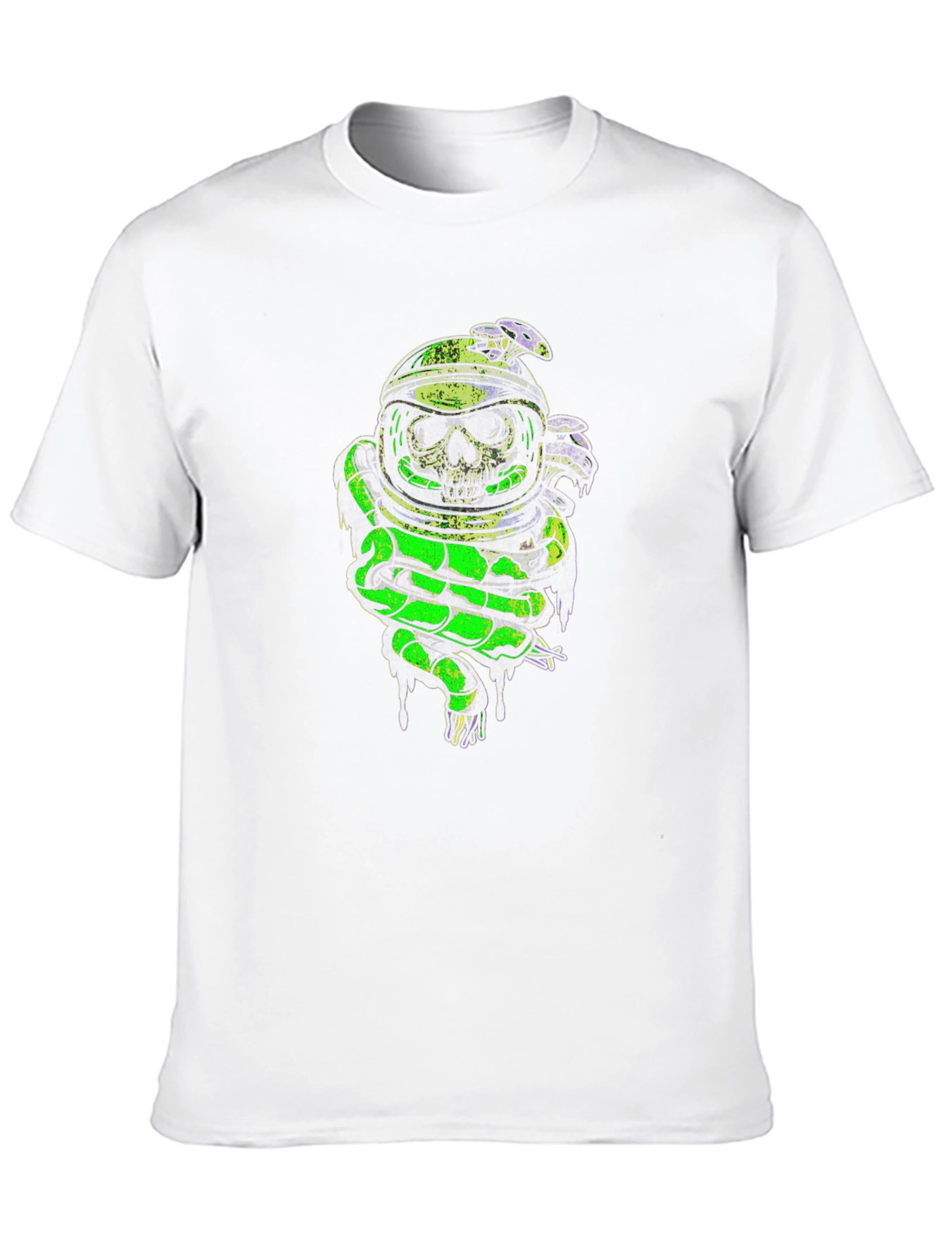 Skull Astronaut Graphic T-Shirt