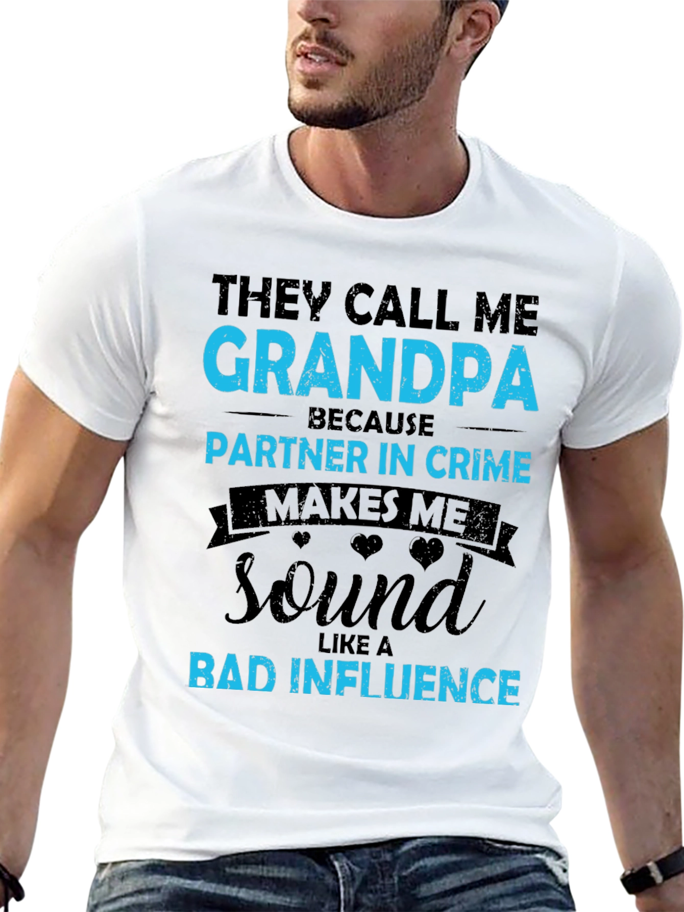 Funny Grandpa T-Shirt - Partner in Crime Tee