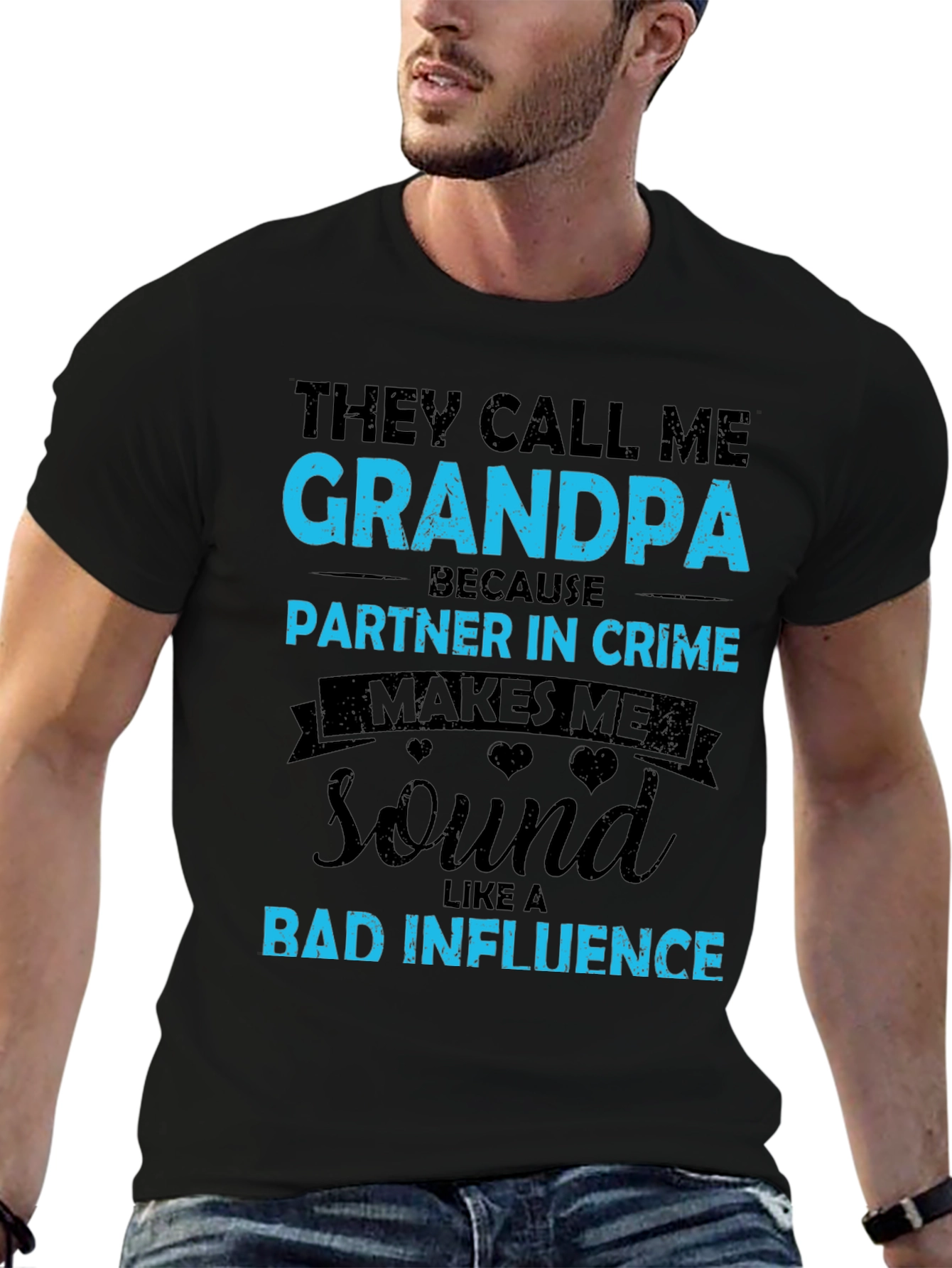 Funny Grandpa T-Shirt - Partner in Crime Tee