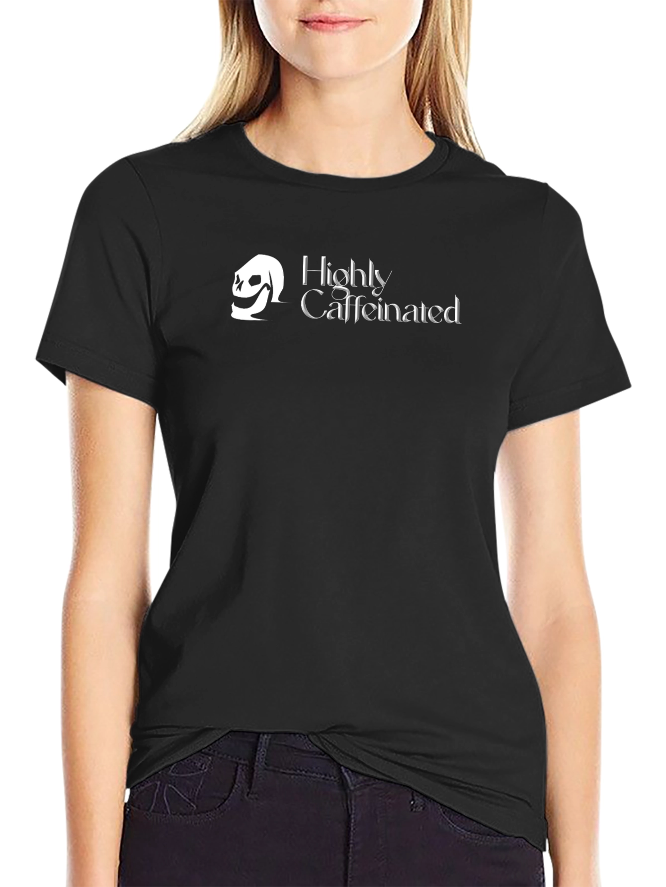 Highly Caffeinated Black T-Shirt