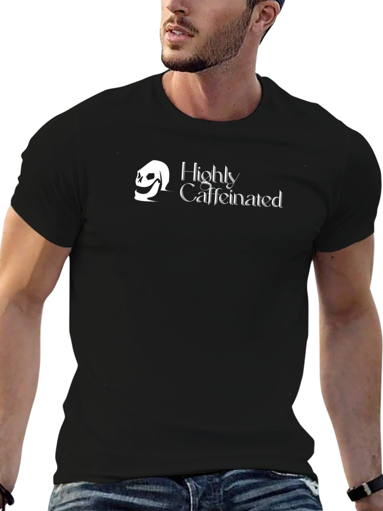Highly Caffeinated Black T-Shirt