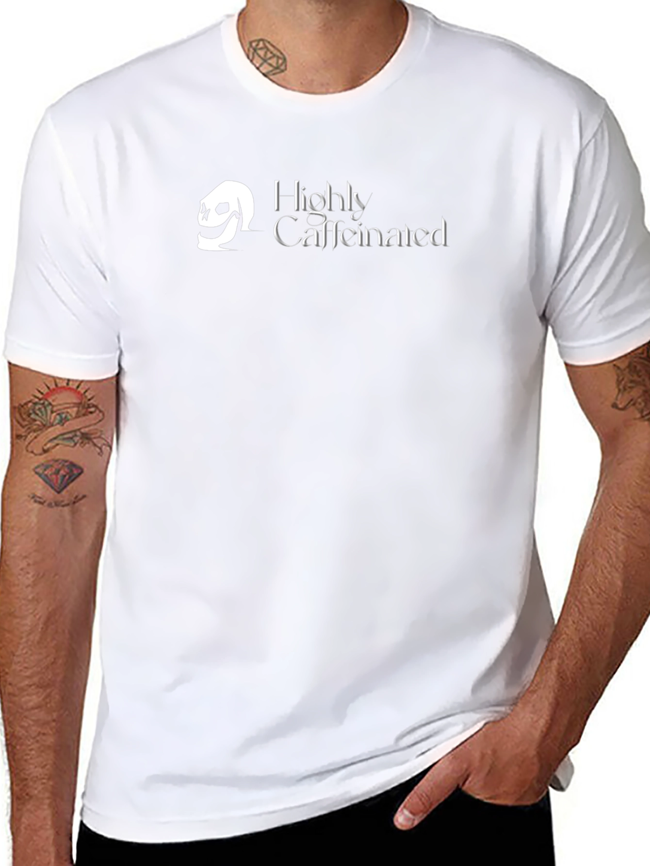Highly Caffeinated Black T-Shirt