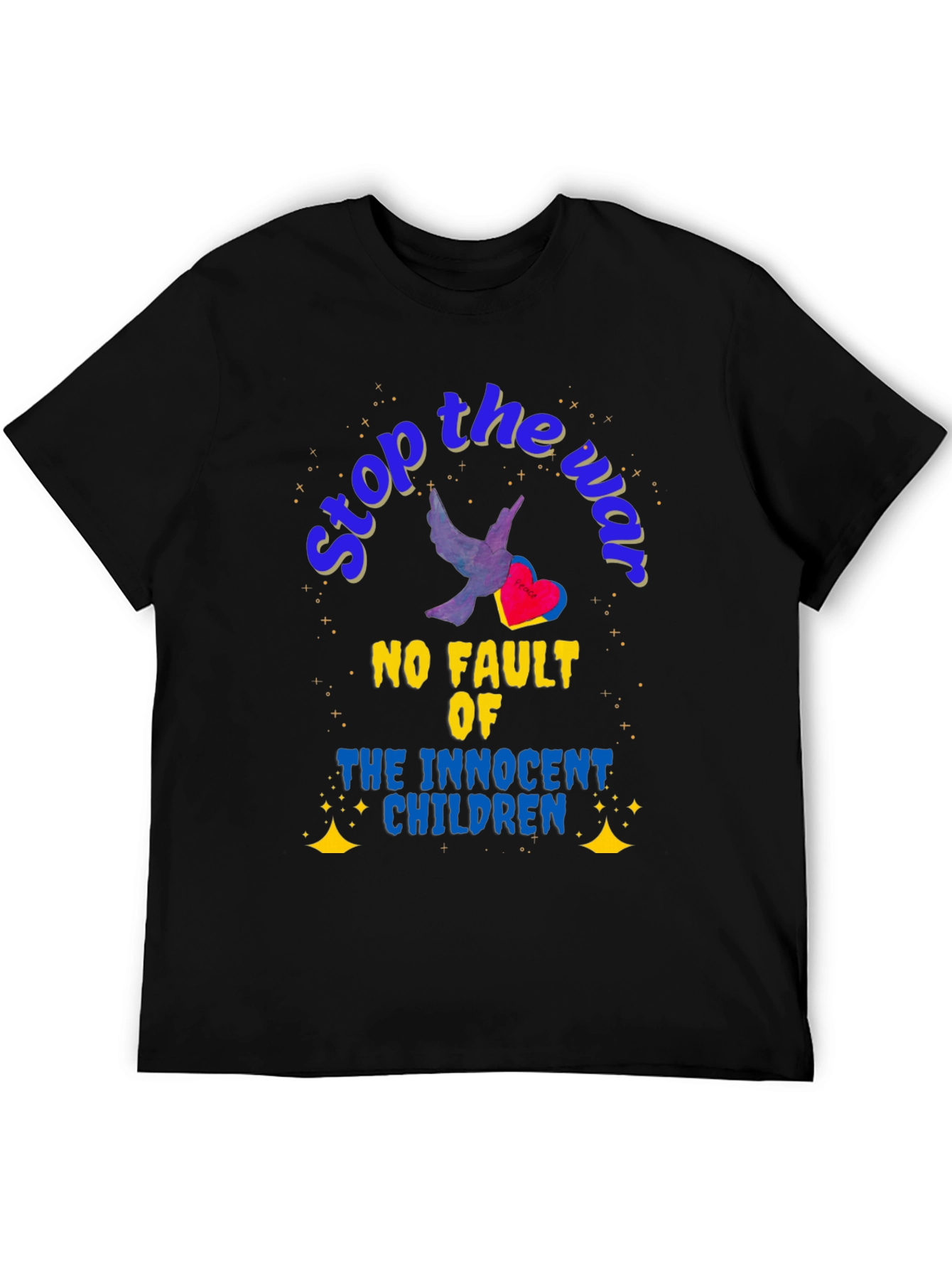 Stop the War Graphic T-Shirt - Peace Dove