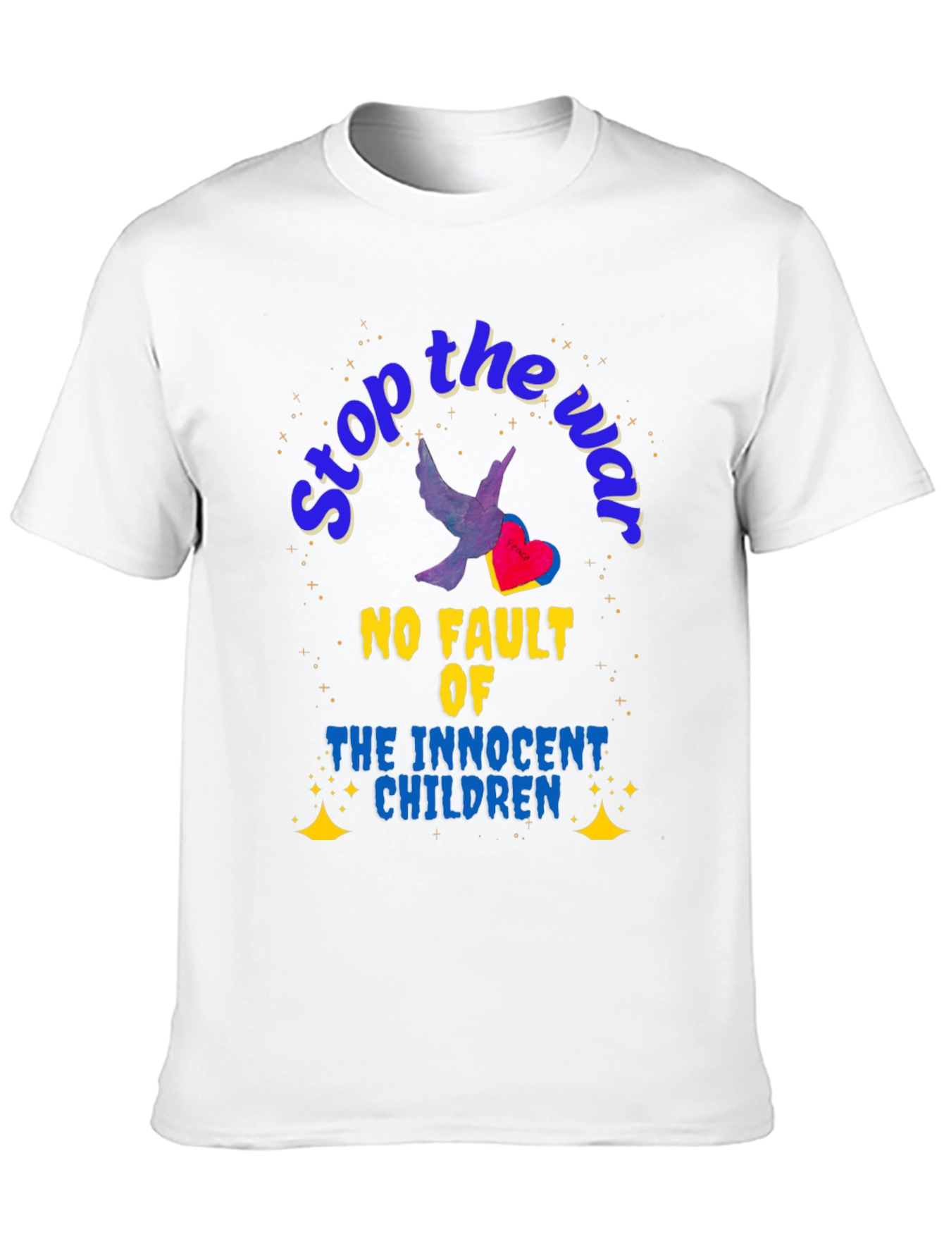Stop the War Graphic T-Shirt - Peace Dove