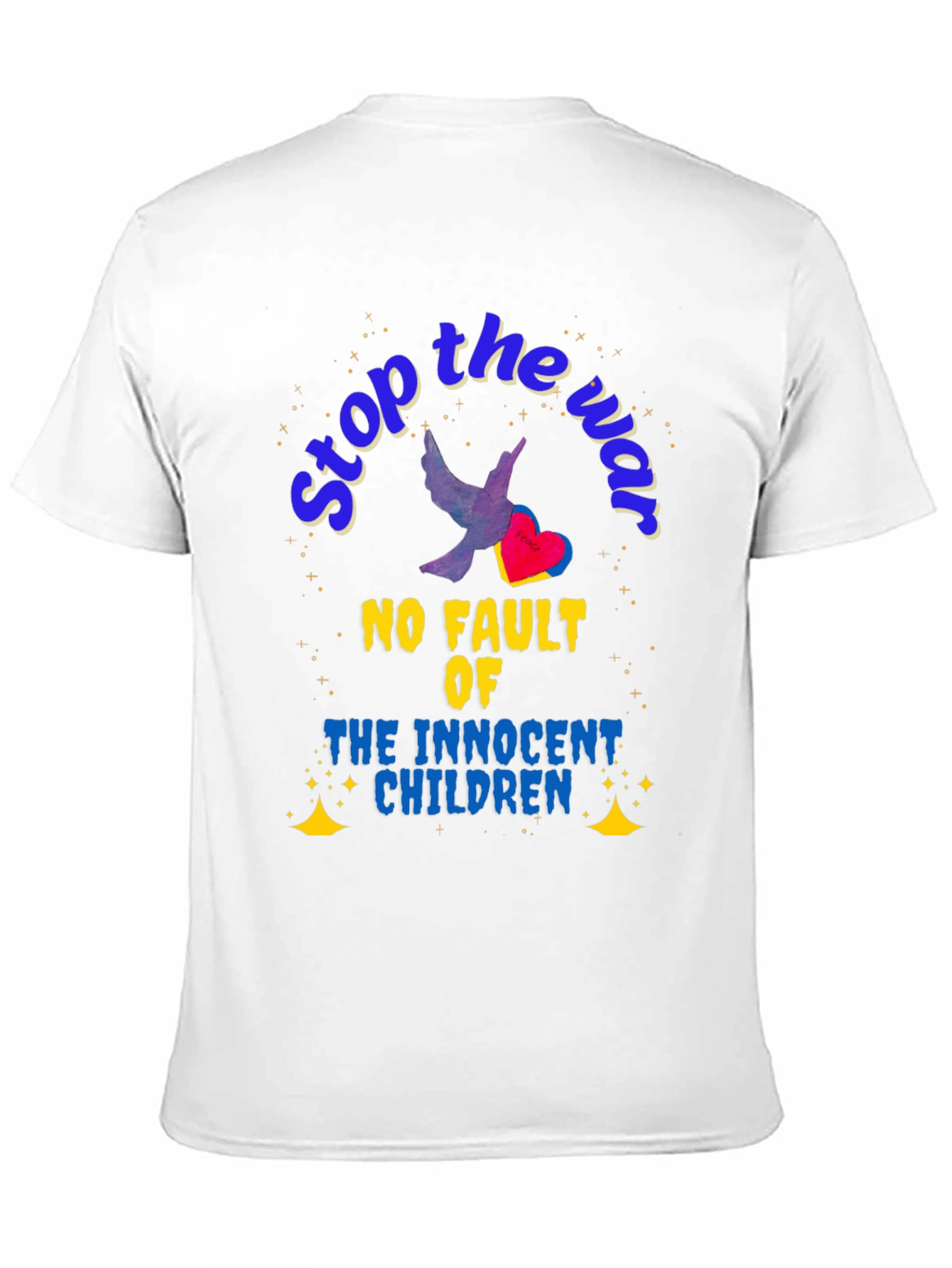 Stop the War Graphic T-Shirt - Peace Dove
