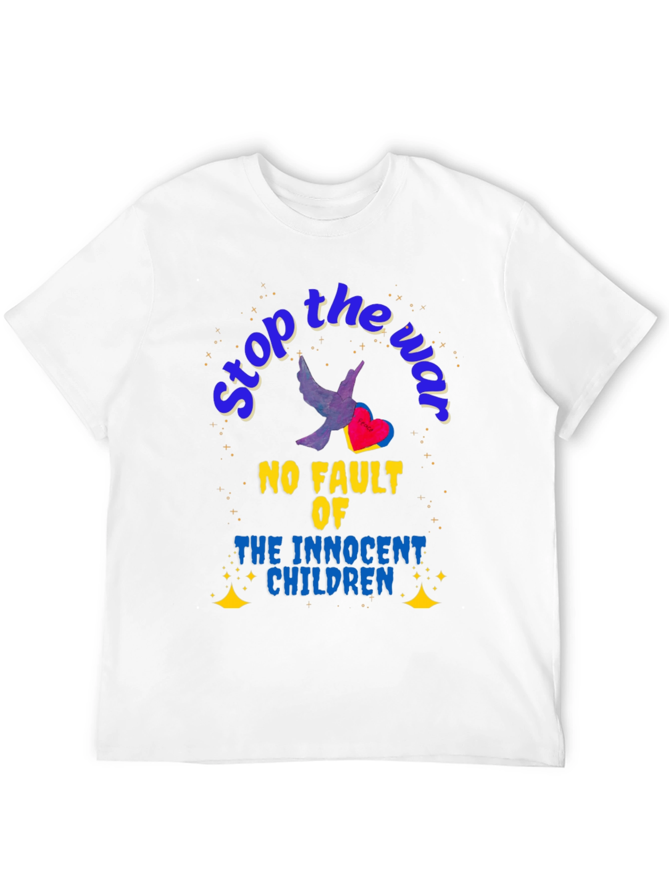 Stop the War Graphic T-Shirt - Peace Dove