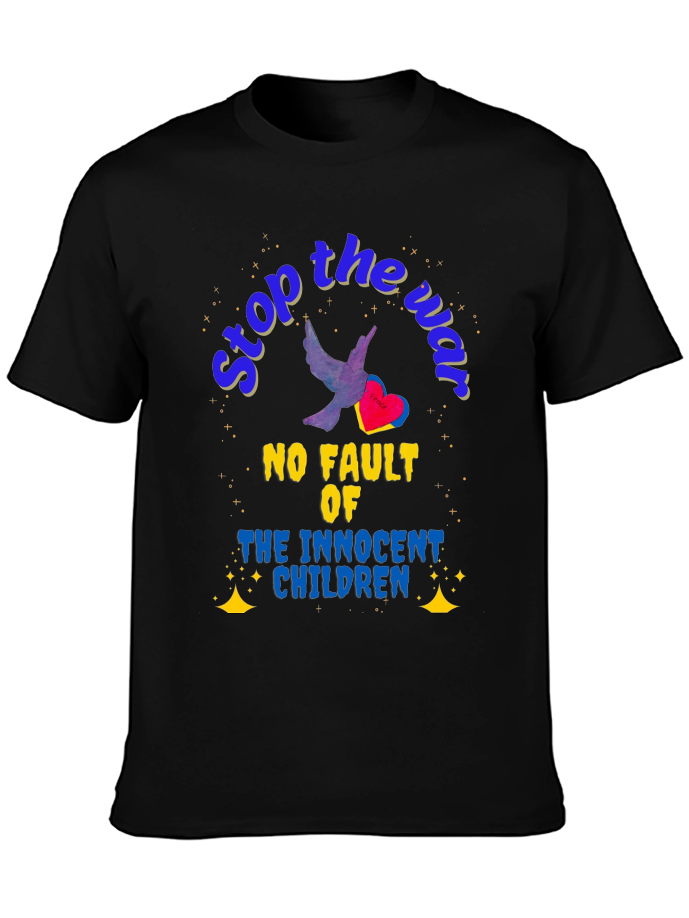 Stop the War Graphic T-Shirt - Peace Dove