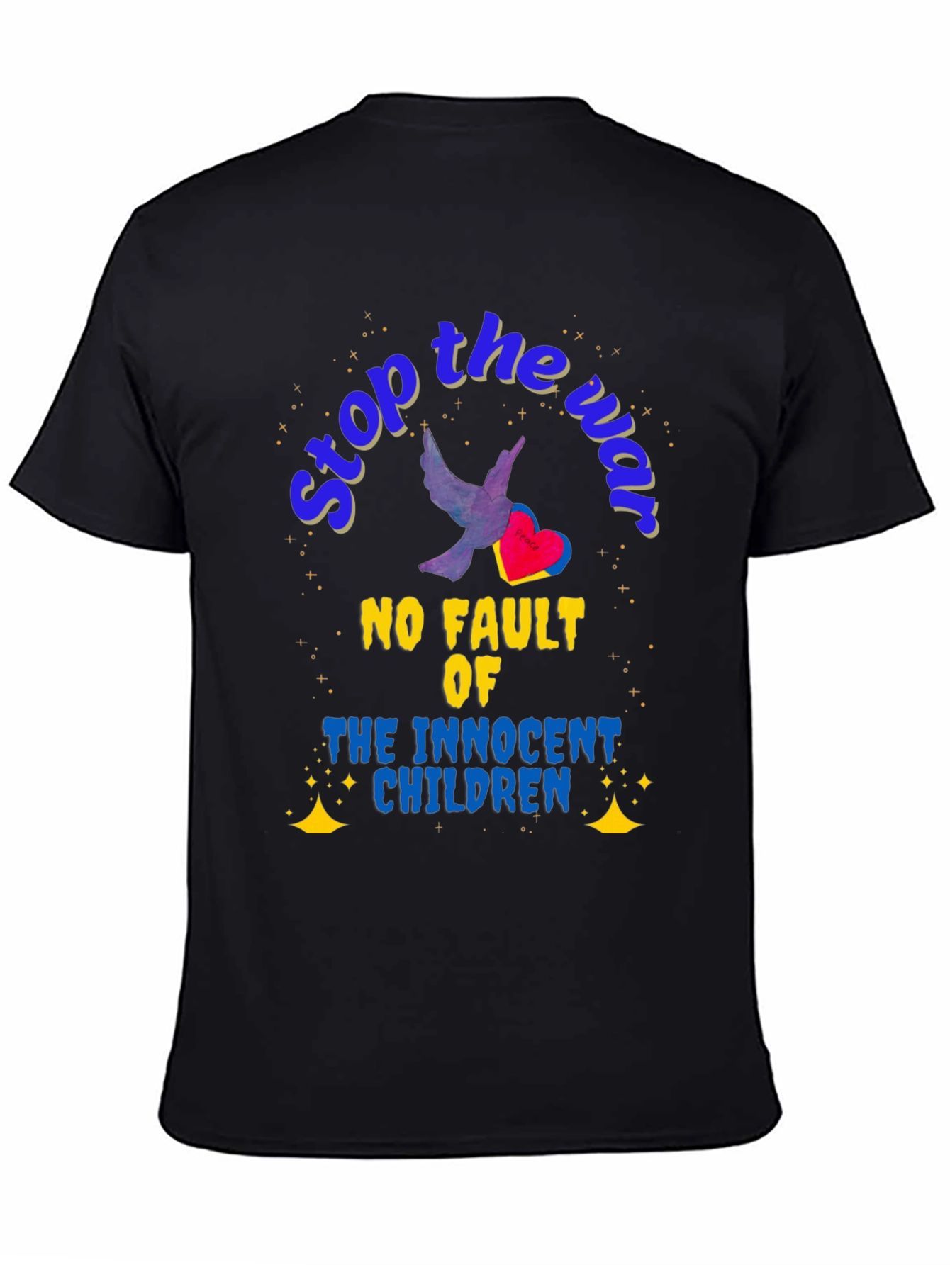 Stop the War Graphic T-Shirt - Peace Dove