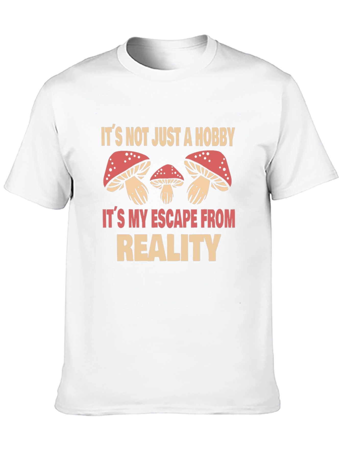 Mushroom Escape Reality Graphic T-Shirt