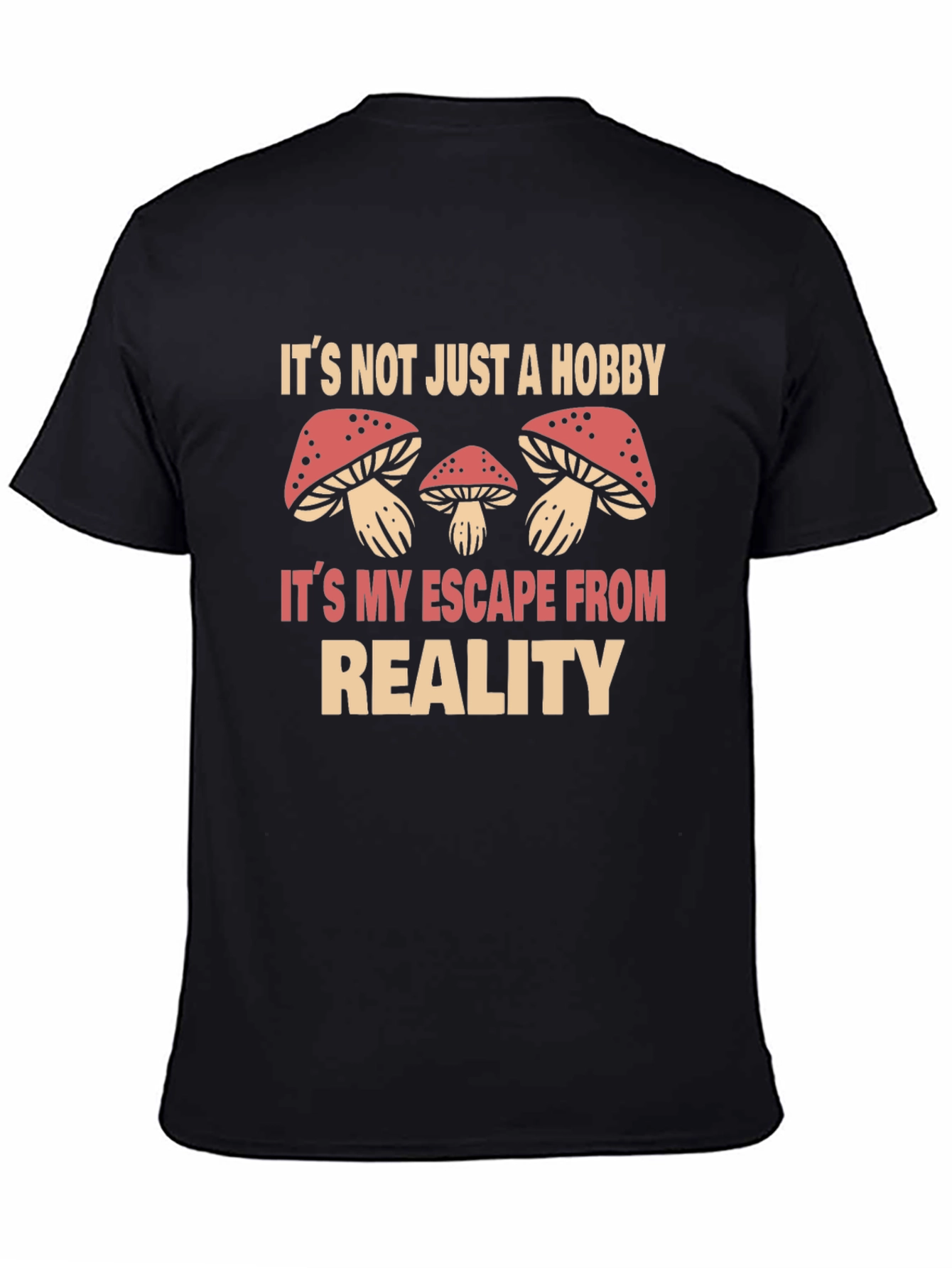 Mushroom Escape Reality Graphic T-Shirt