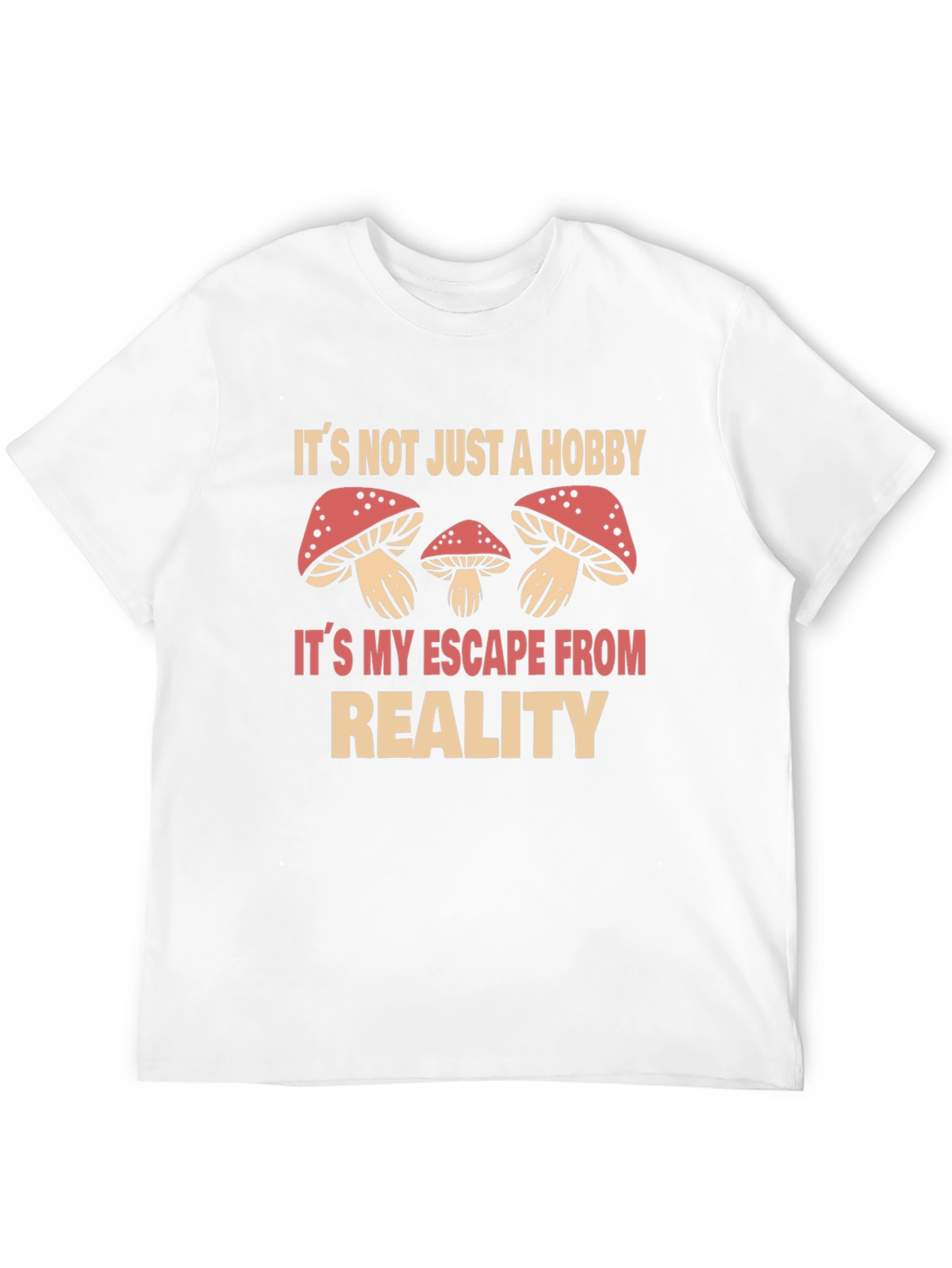 Mushroom Escape Reality Graphic T-Shirt