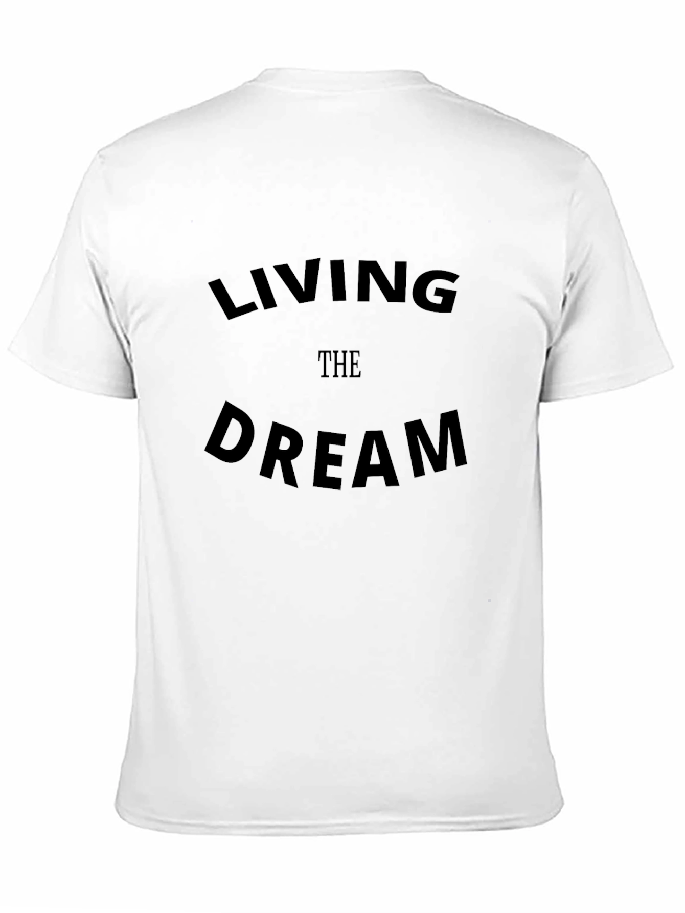 Living the Dream Black Graphic Tee
