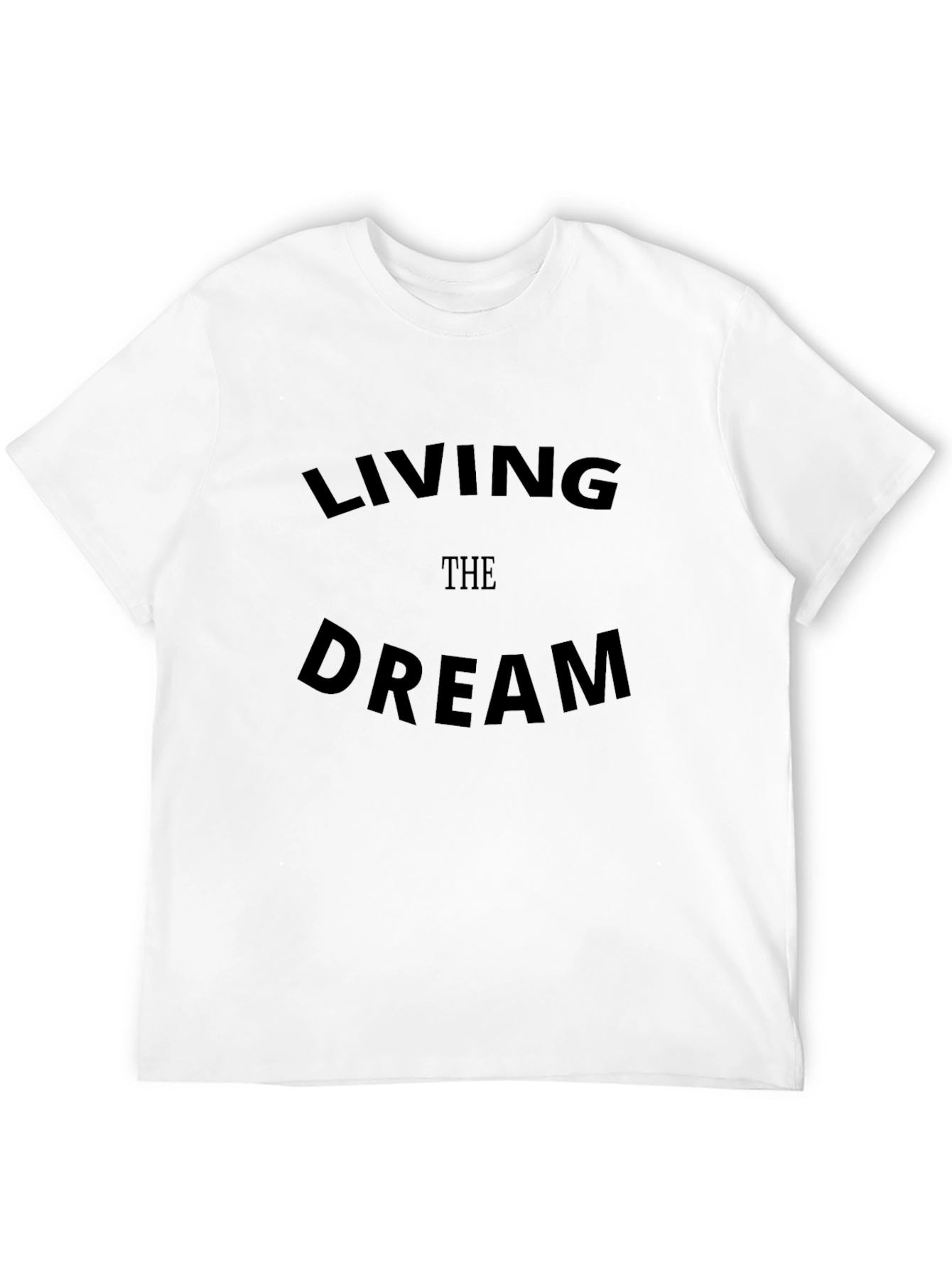 Living the Dream Black Graphic Tee