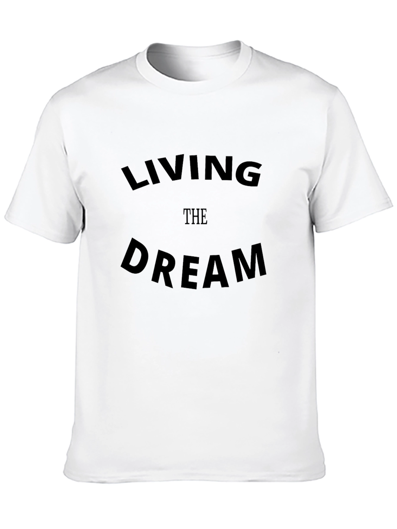 Living the Dream Black Graphic Tee