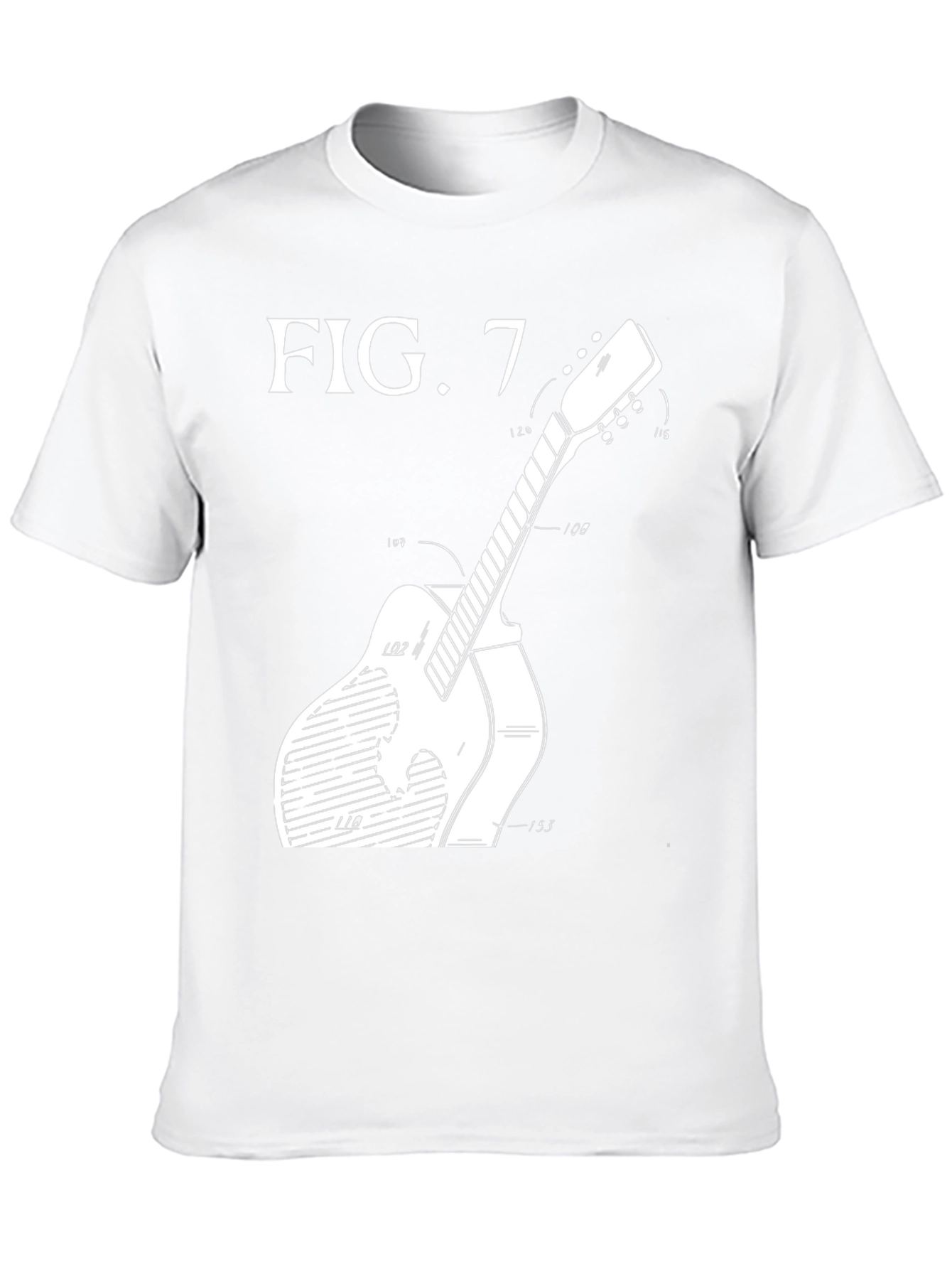 Guitar Patent Art T-Shirt - Black
