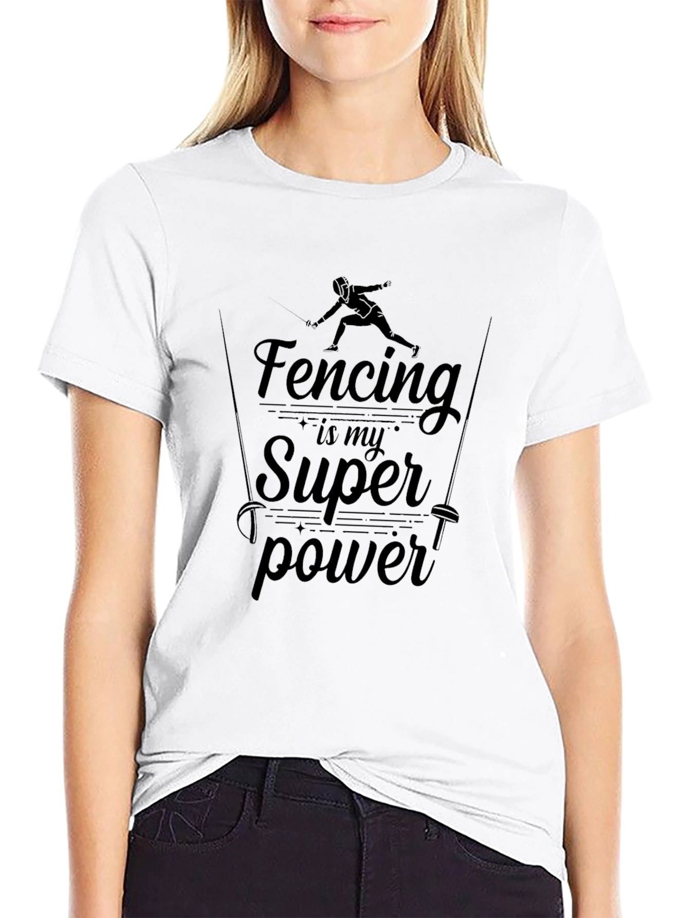 Fencing is My Superpower T-Shirt
