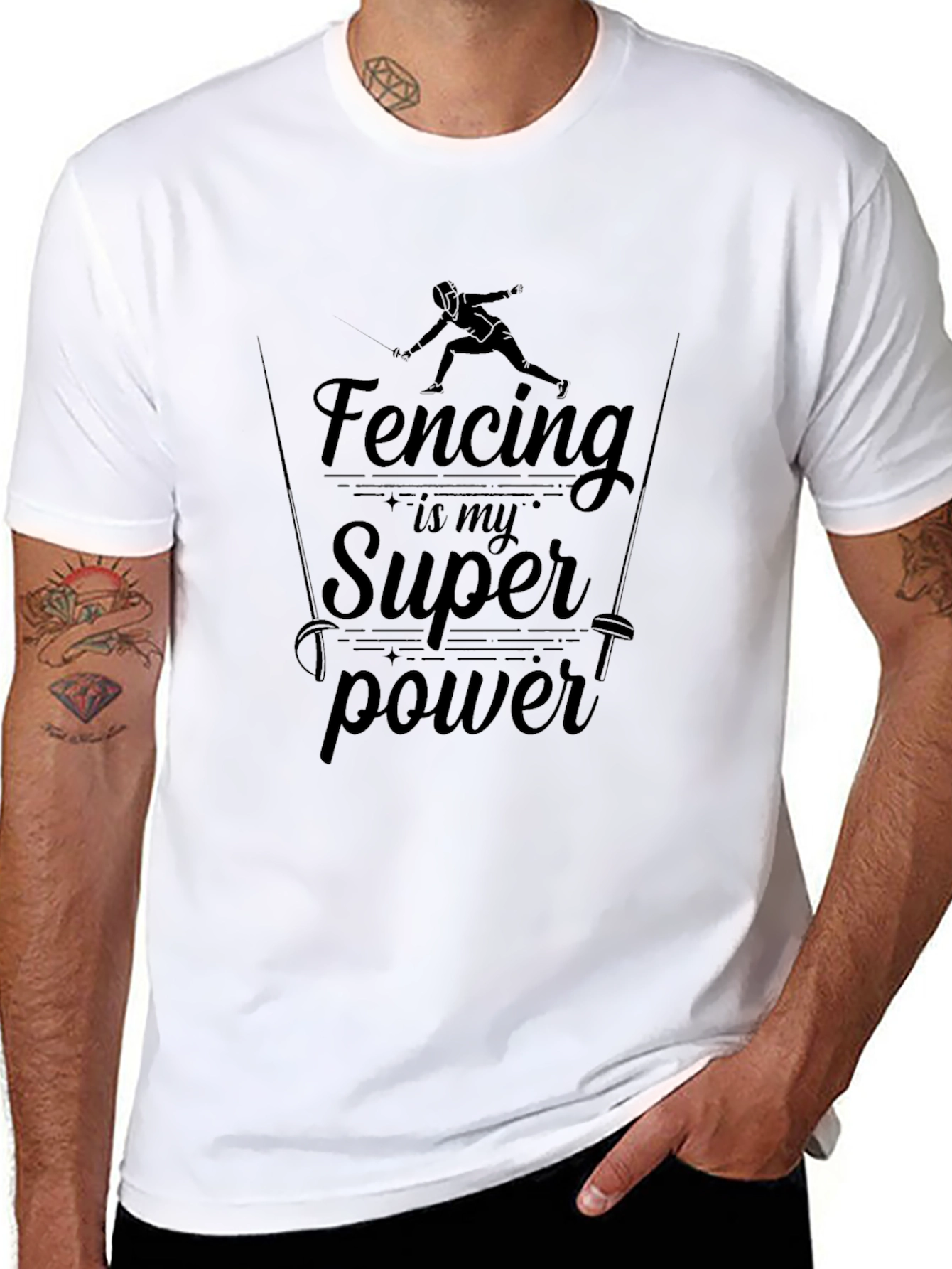 Fencing is My Superpower T-Shirt