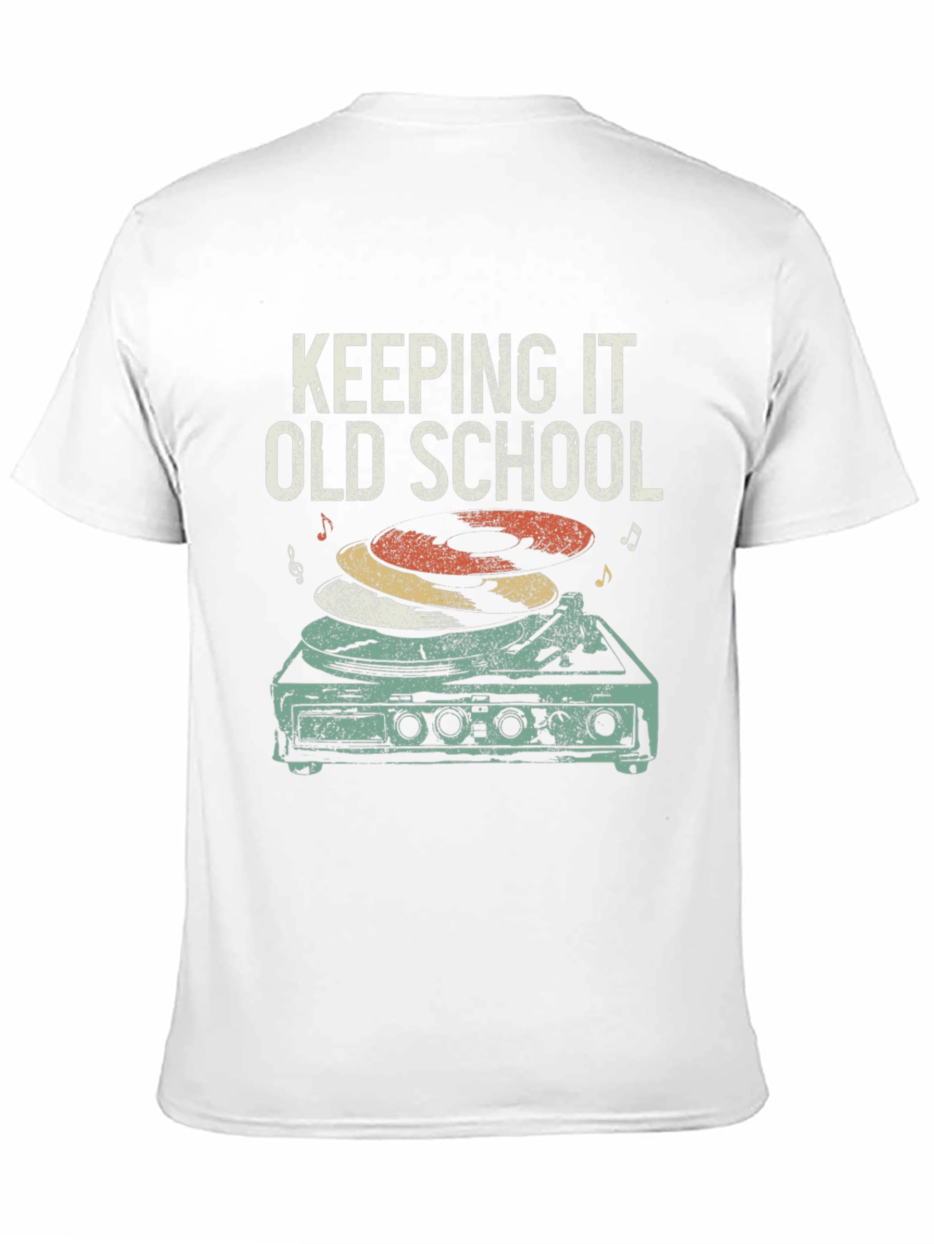 Keeping It Old School Retro Turntable T-Shirt