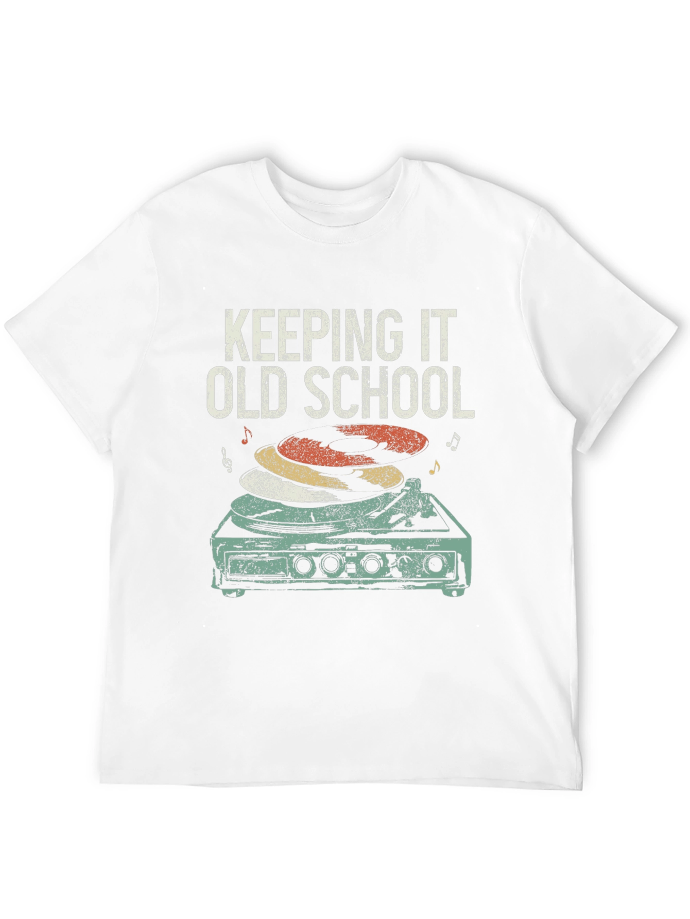 Keeping It Old School Retro Turntable T-Shirt