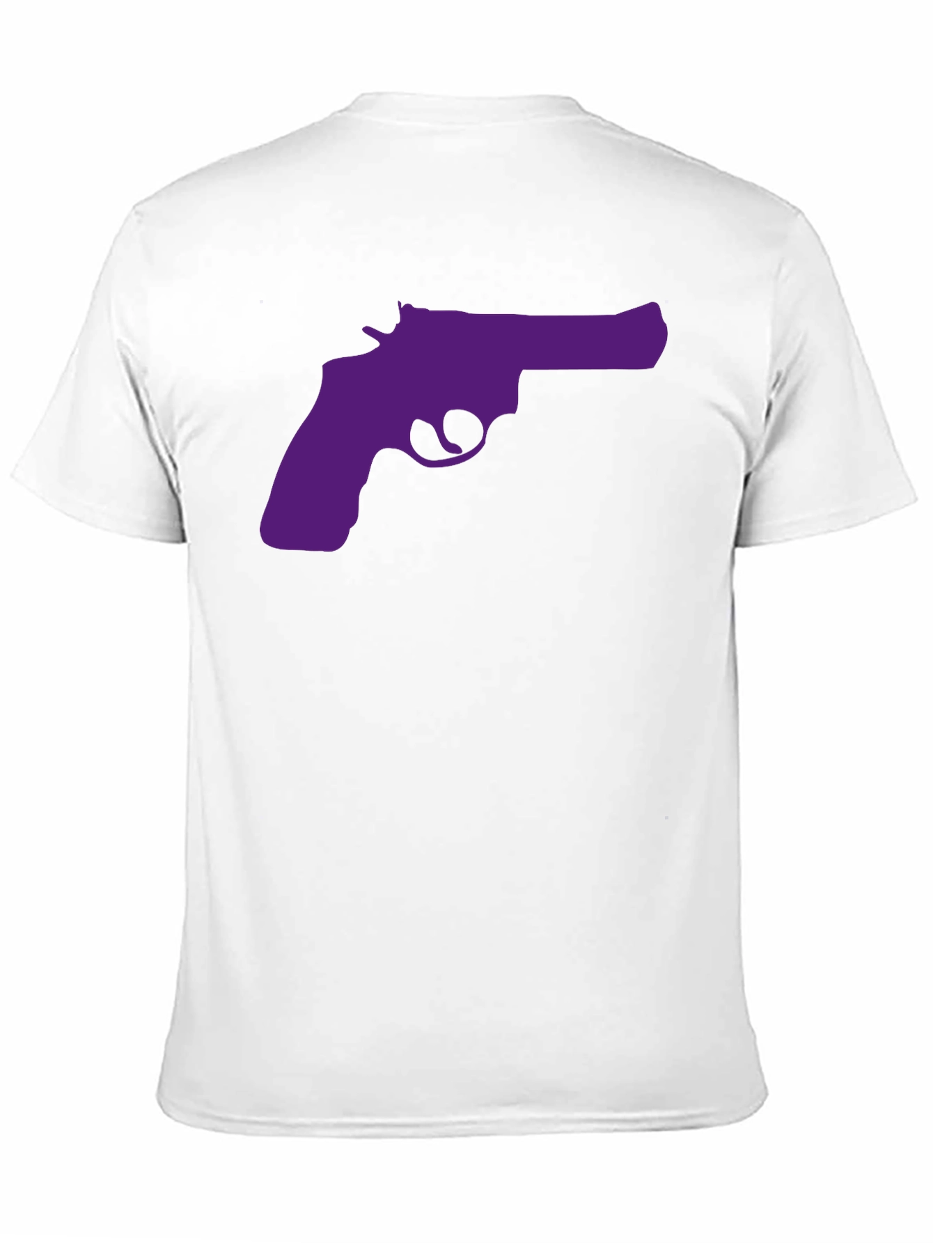 Purple Revolver Graphic Black T-Shirt