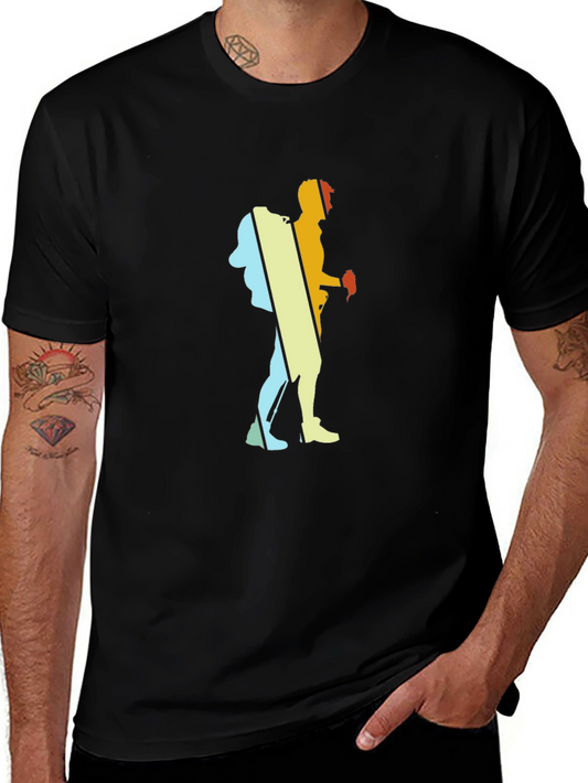 Hiker Silhouette Graphic Tee