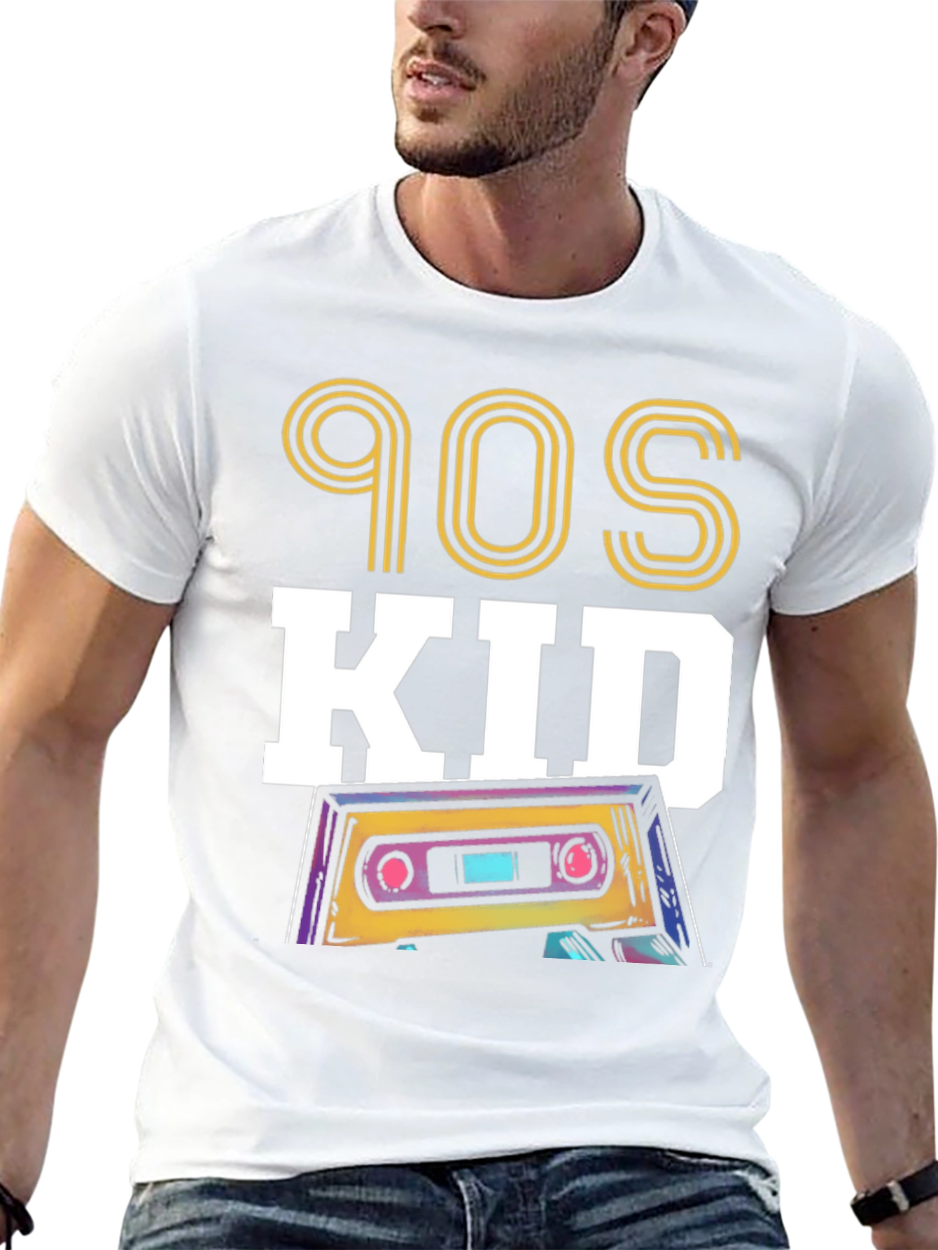 90s Kid Cassette Tape Graphic Tee