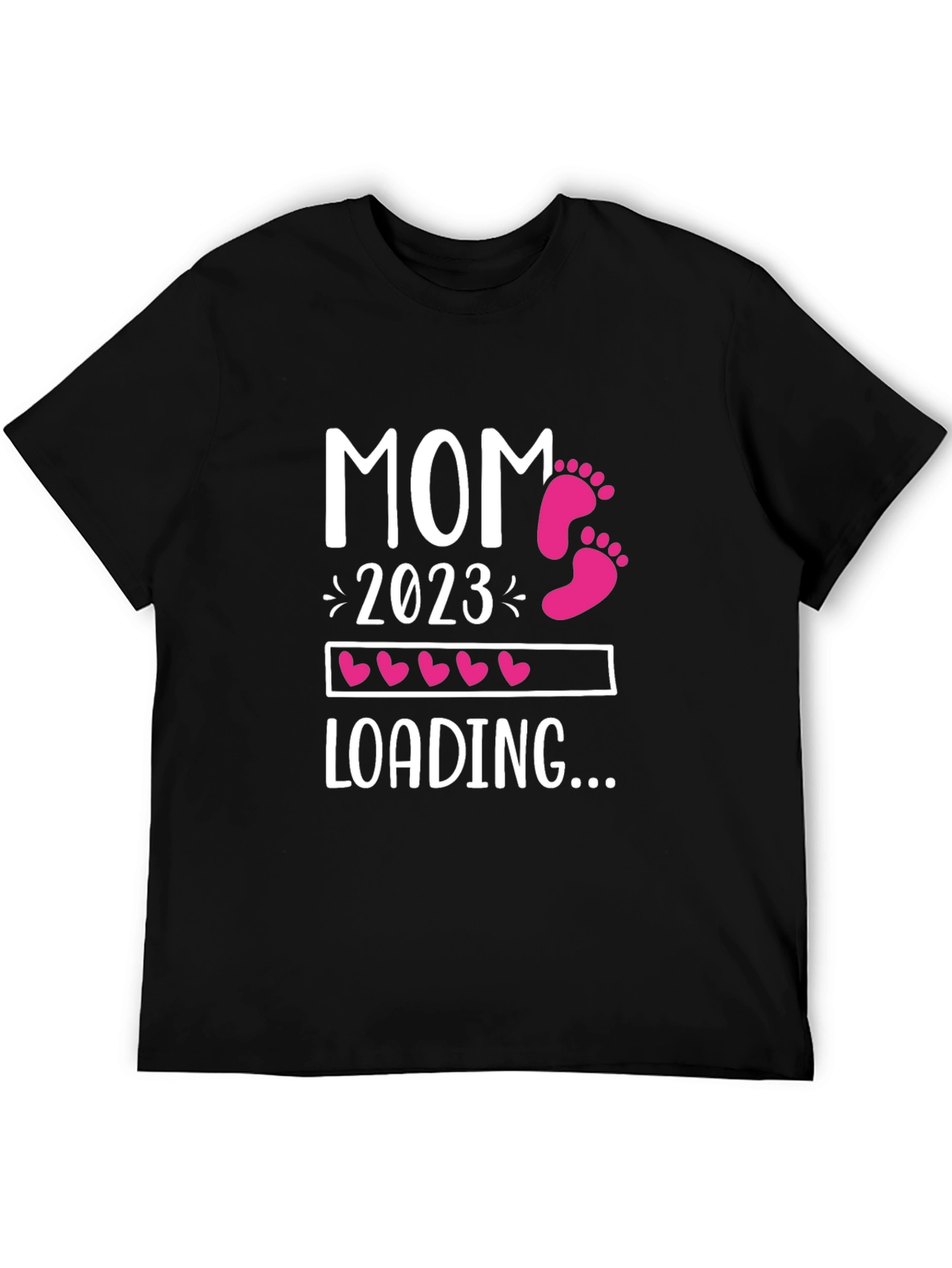 Mom 2023 Loading T-Shirt - Expecting New Mom Tee