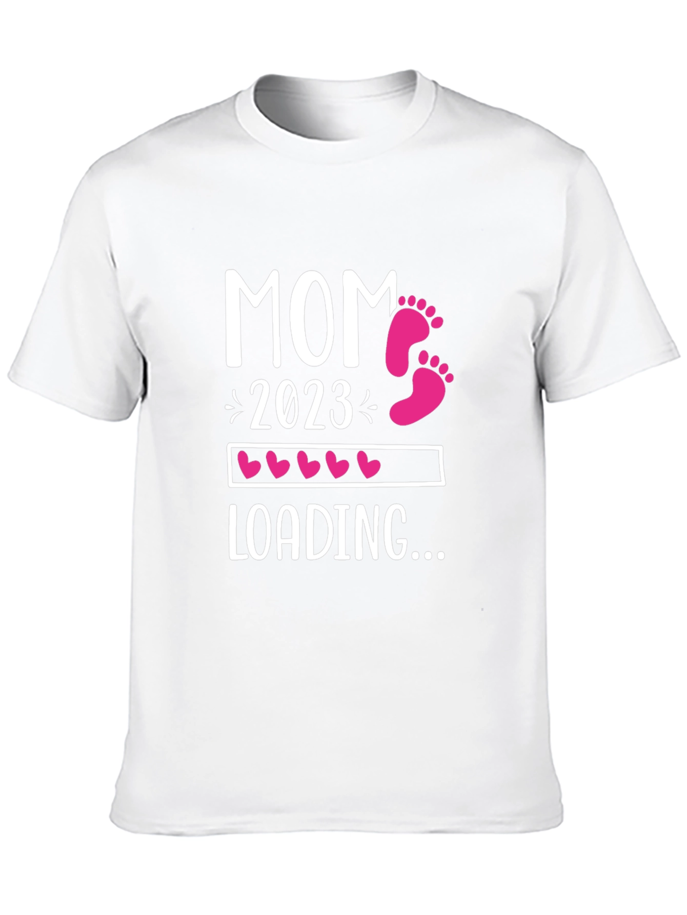 Mom 2023 Loading T-Shirt - Expecting New Mom Tee