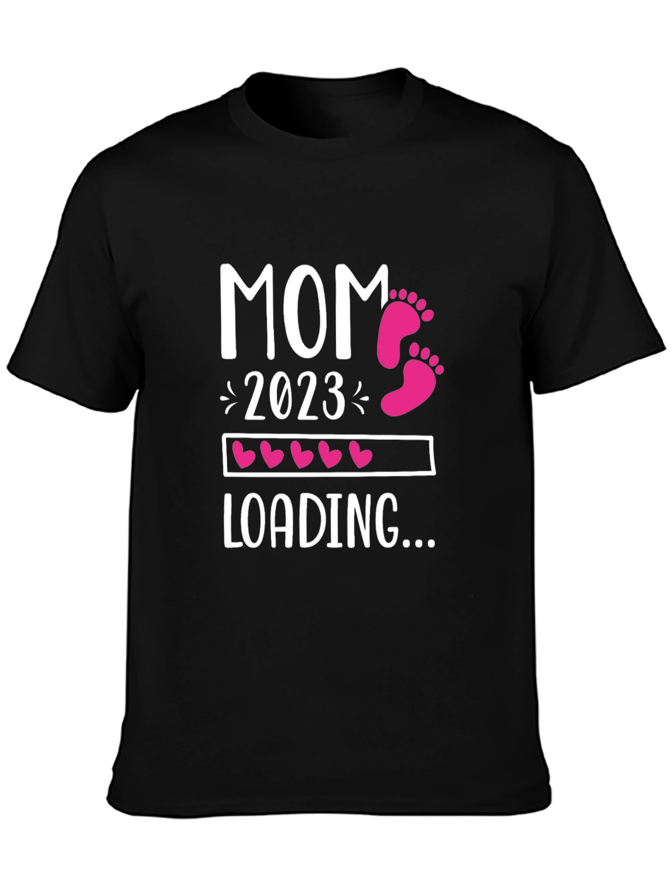Mom 2023 Loading T-Shirt - Expecting New Mom Tee